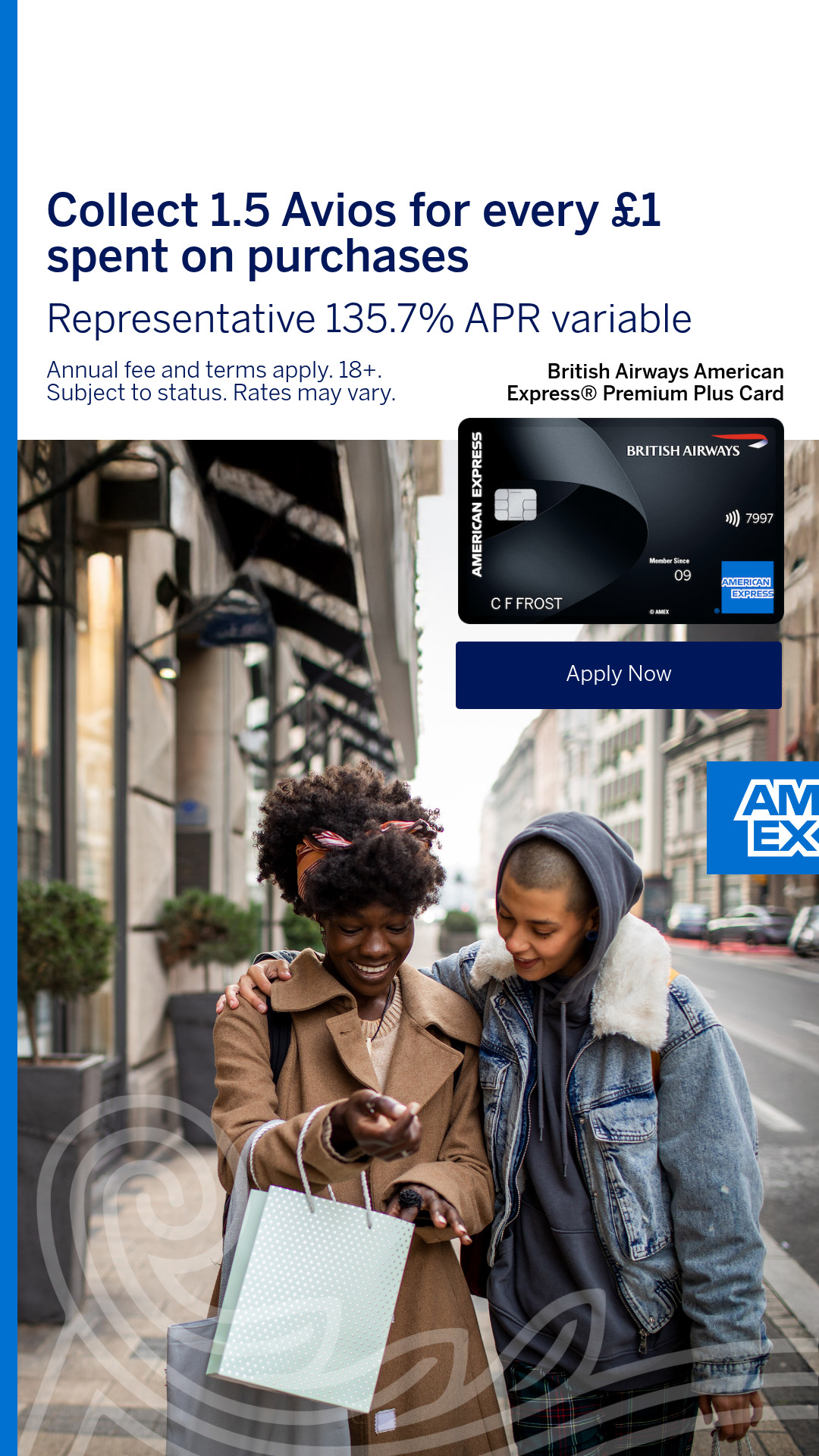 American Express Facebook ad