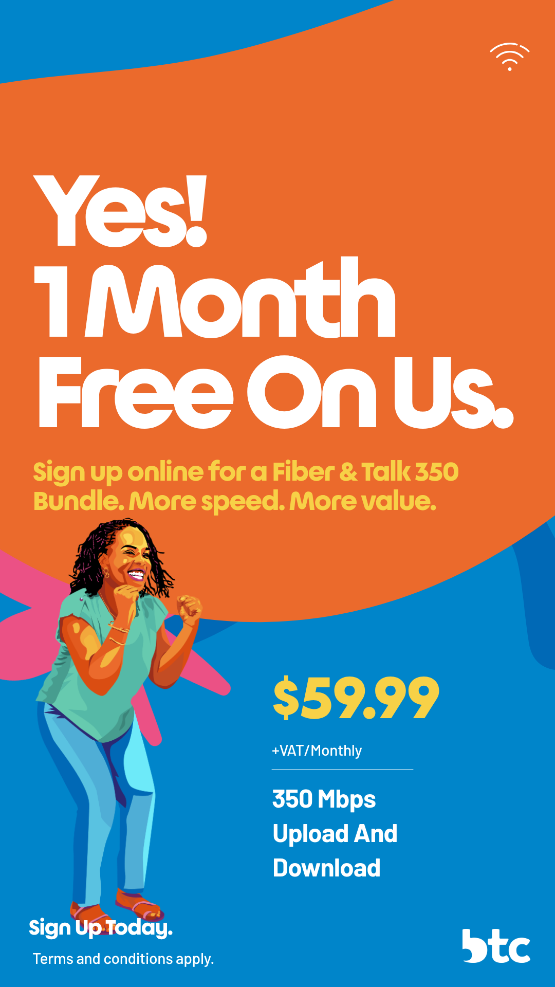 The Bahamas Telecommunications Company Ltd. Facebook ad from Aug 12, 2026