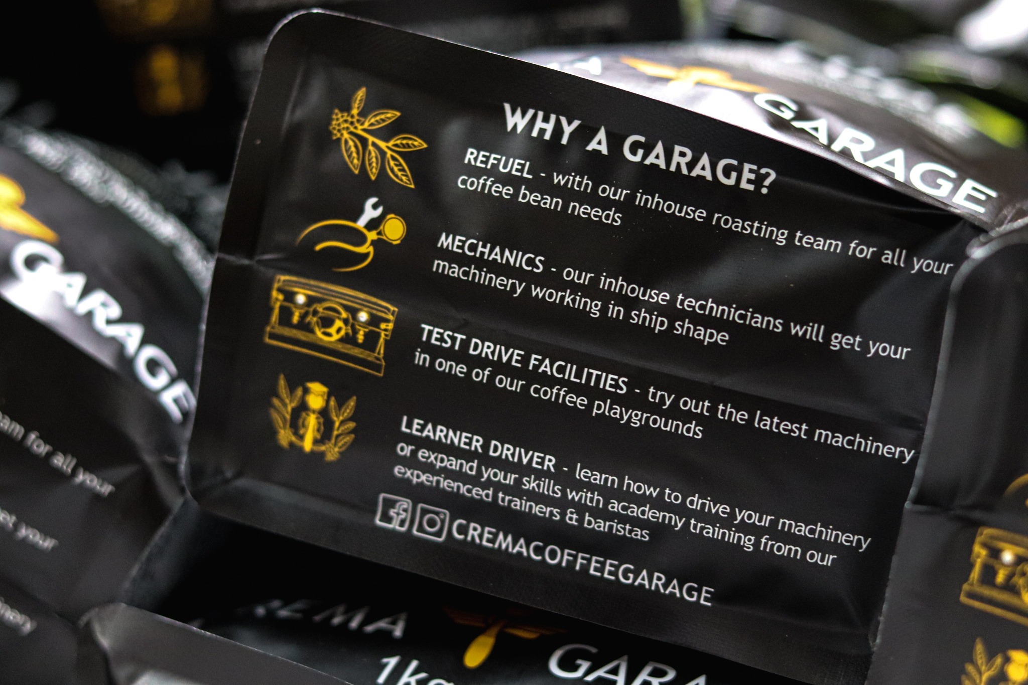 Crema Coffee Garage Facebook ad