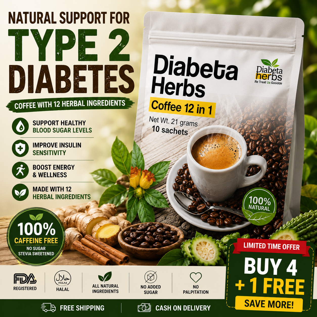 Diabetaherbs - MAIN STORE Facebook ad