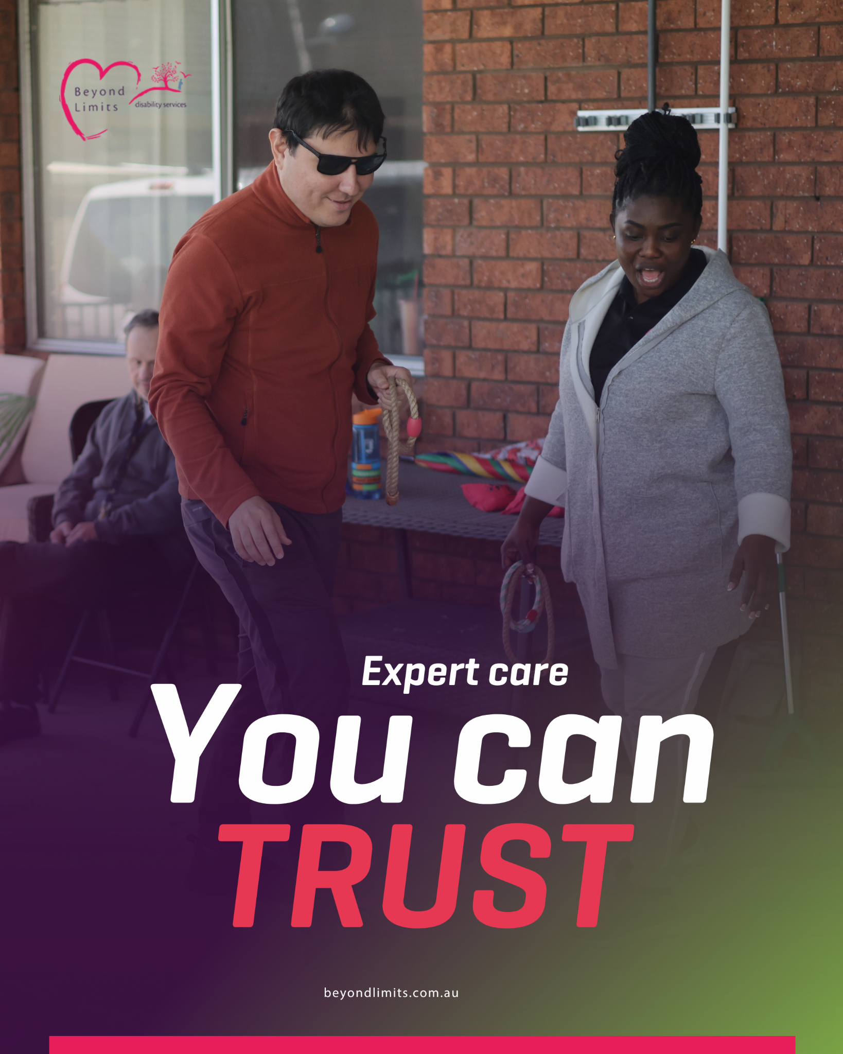 Beyond Limits Disability Services Facebook ad