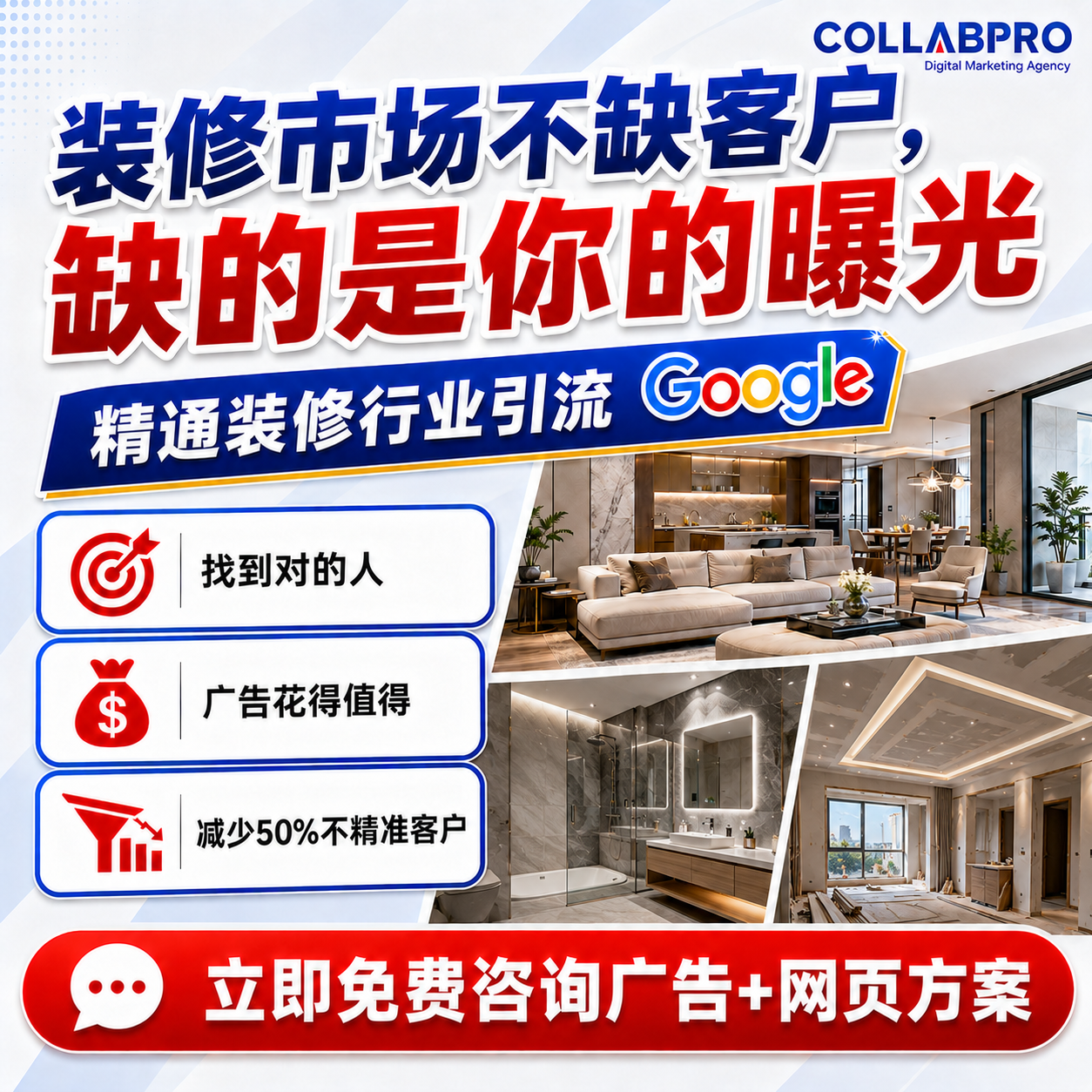 CollabPro Marketing Facebook ad: PM免费评估