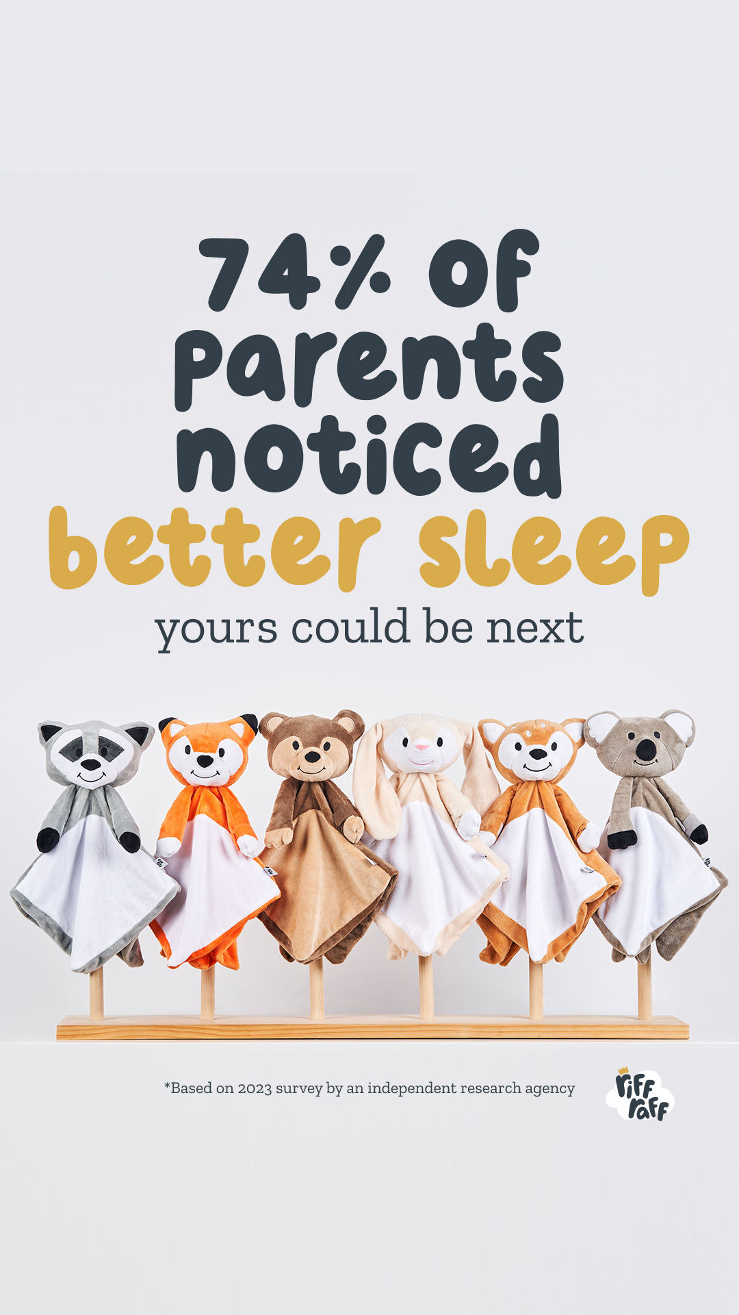 RIFF RAFF SLEEP TOYS Facebook ad