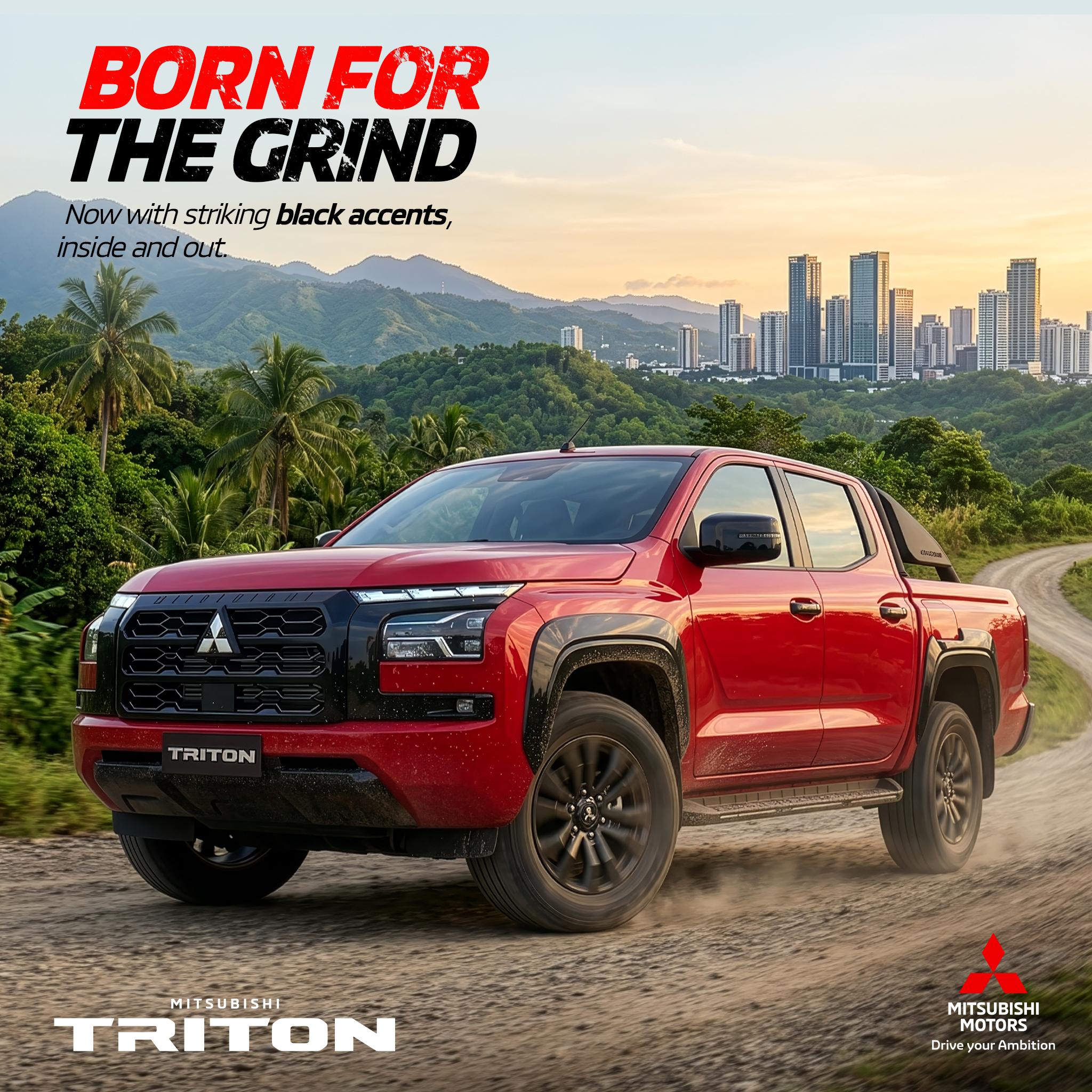 Mitsubishi Motors Philippines Facebook ad: Triton Now Comes with New Black Accents | Mitsubishi…