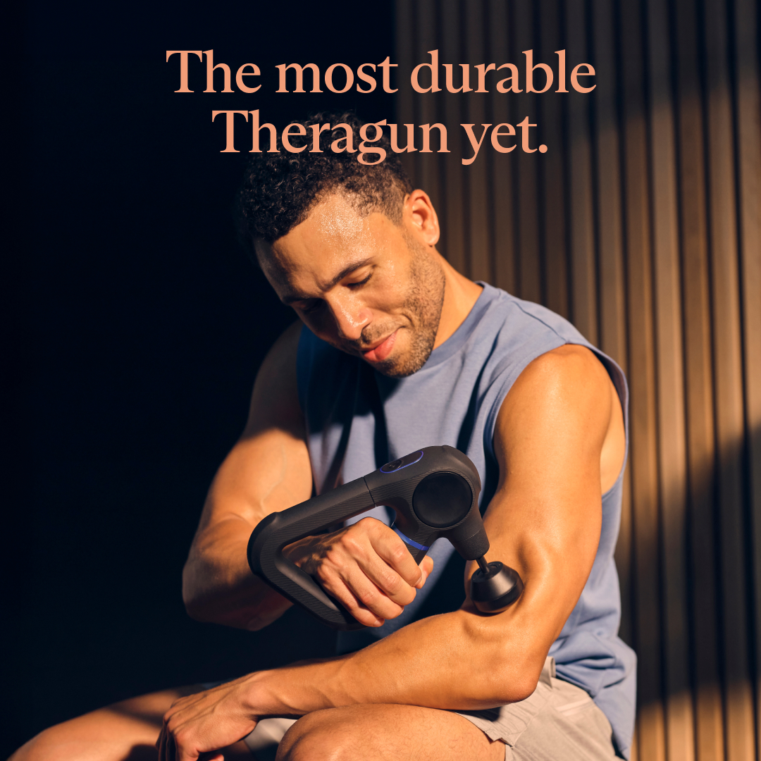 Therabody Facebook ad: Rugged, durable design for the most demanding lifestyles…
