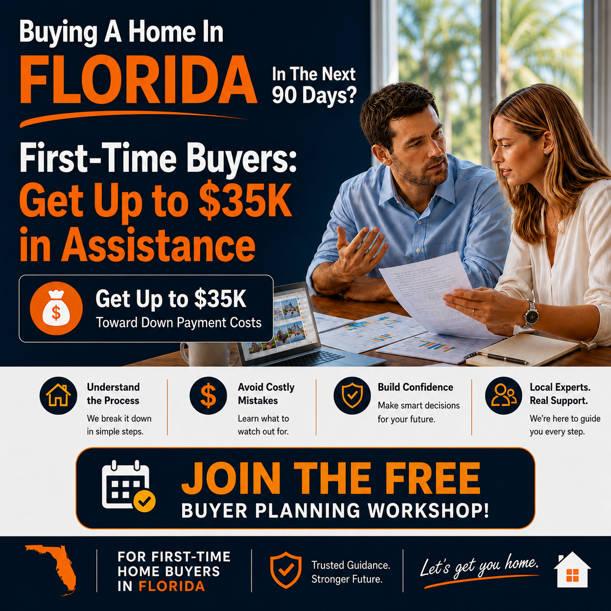 Mortgages By Odette NMLS# 282568 Facebook ad: First-Time Homebuyer? You May Qualify for Up to $35K