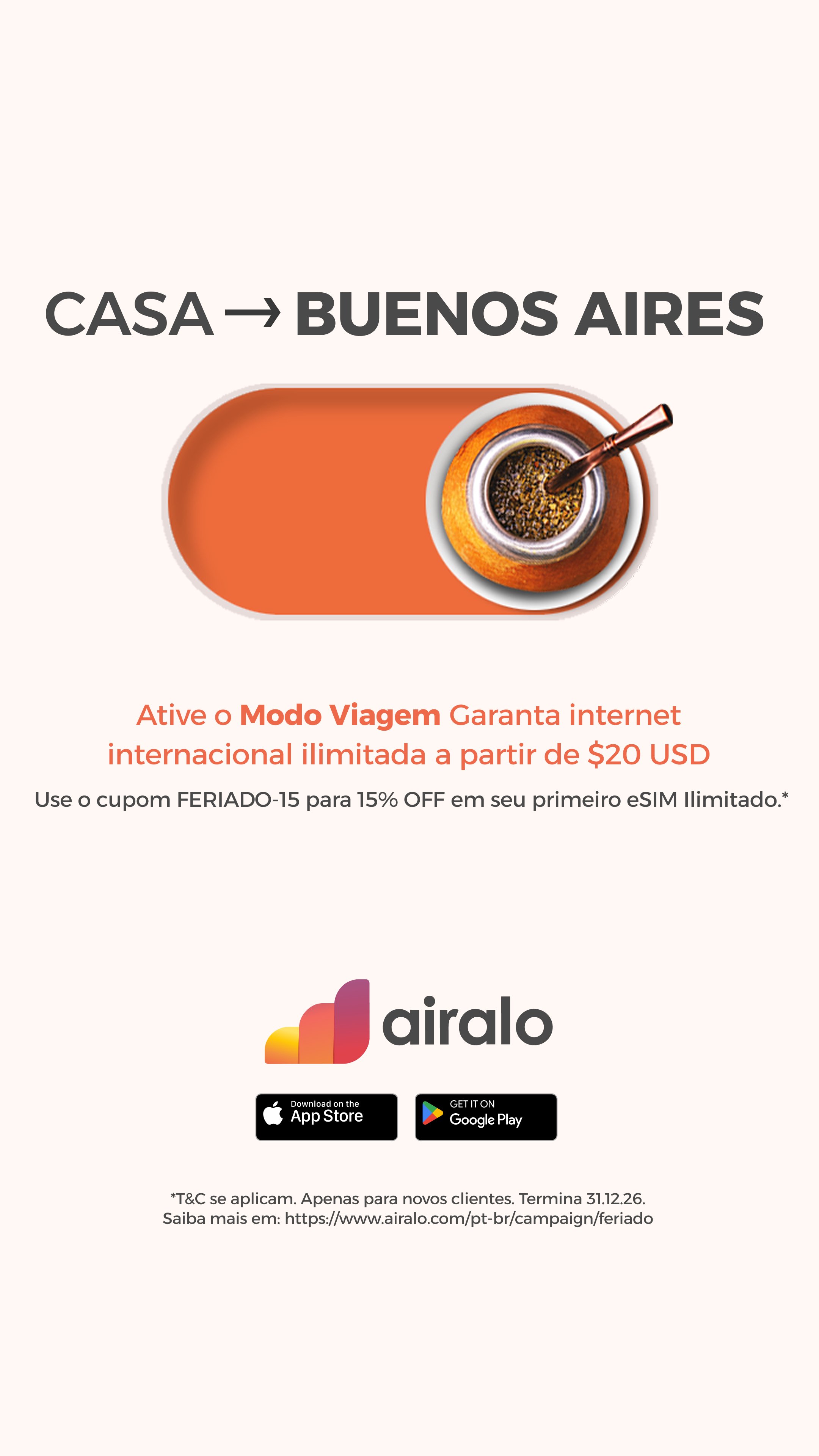 Airalo Global eSIM Store Facebook ad