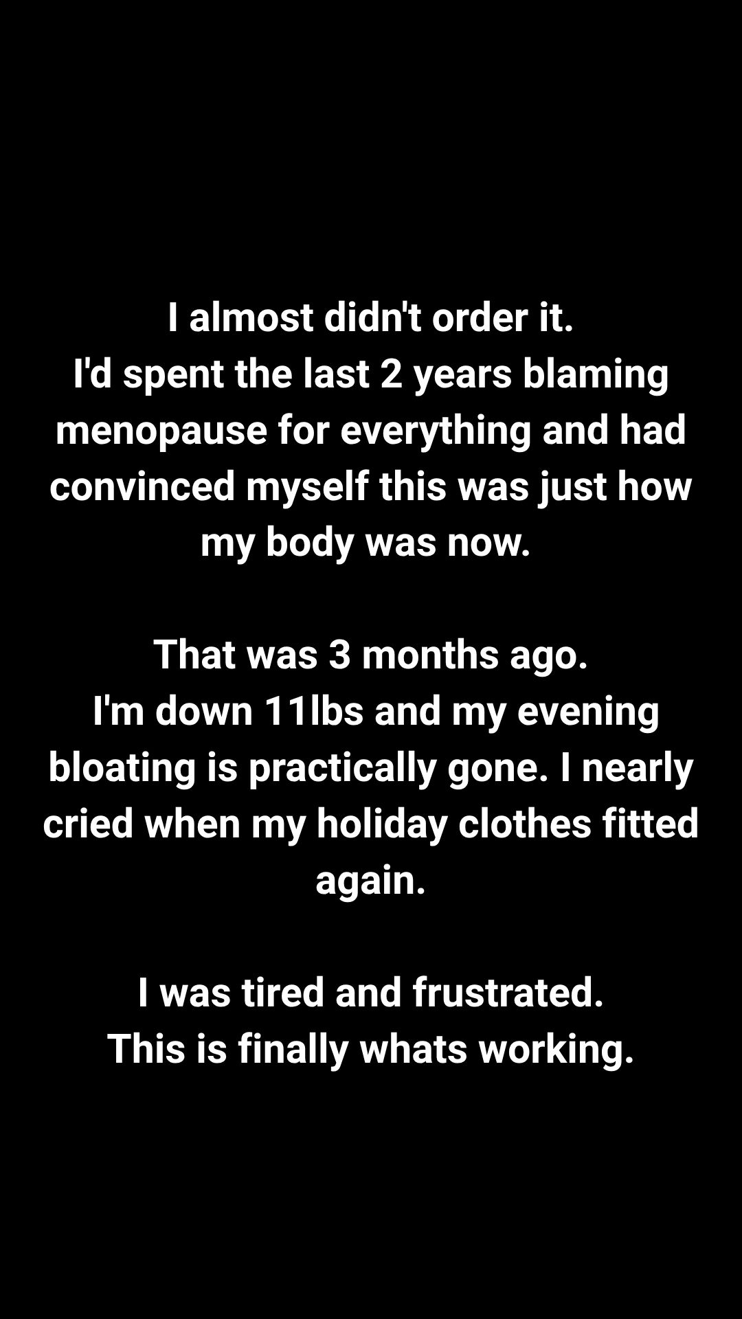 Beyond The Bloat Facebook ad