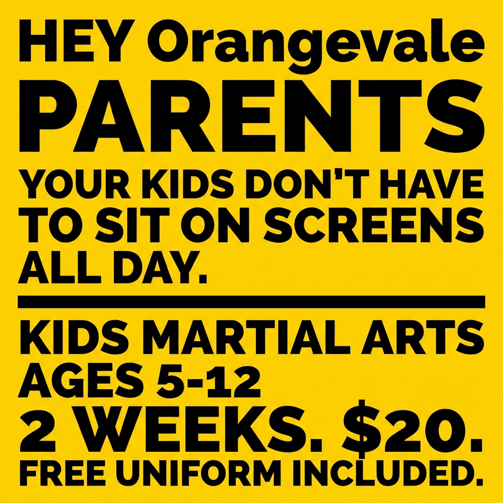 Orangevale Academy - Family Taekwondo Facebook ad