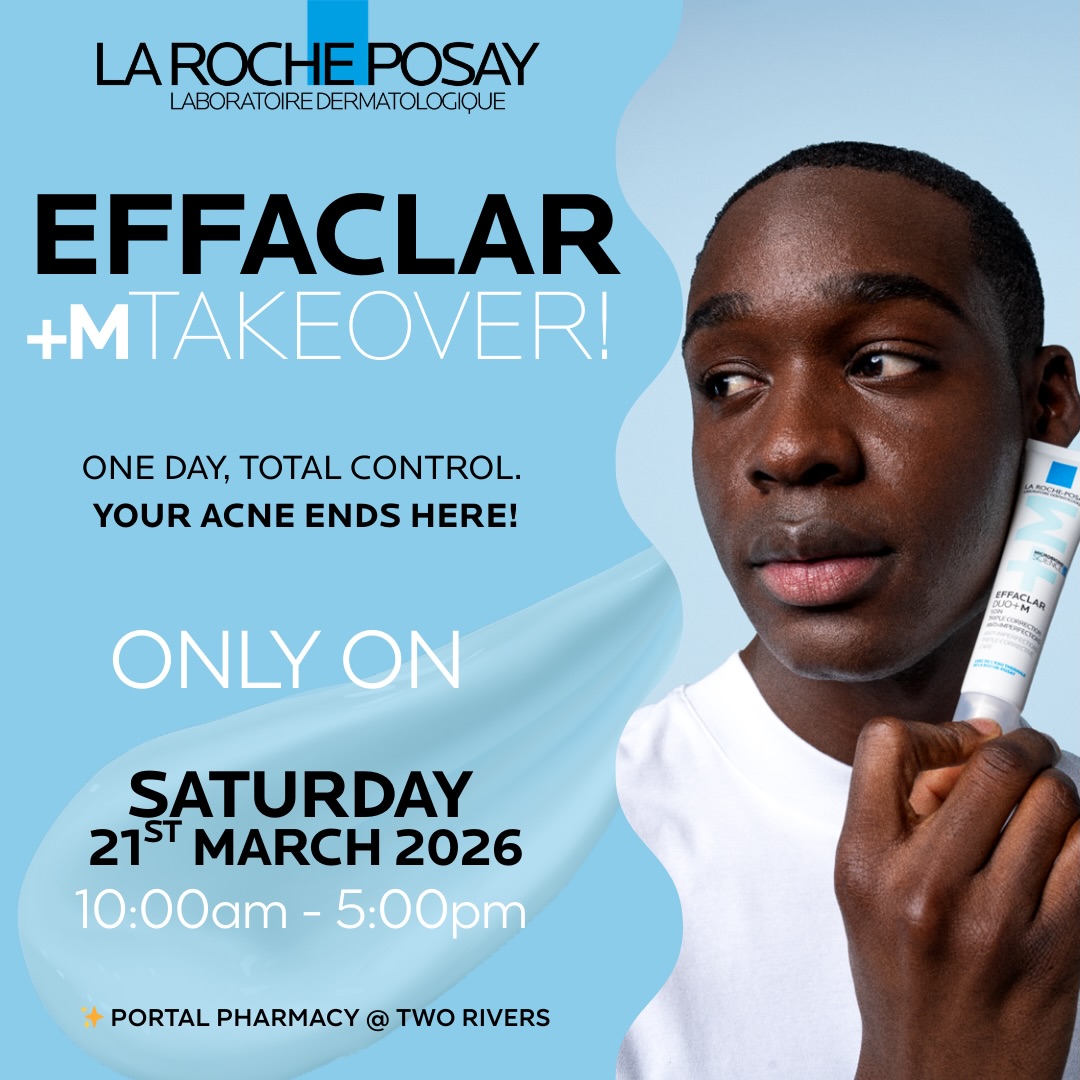 Portal Pharmacy Limited. Facebook ad: One day. Total control.
