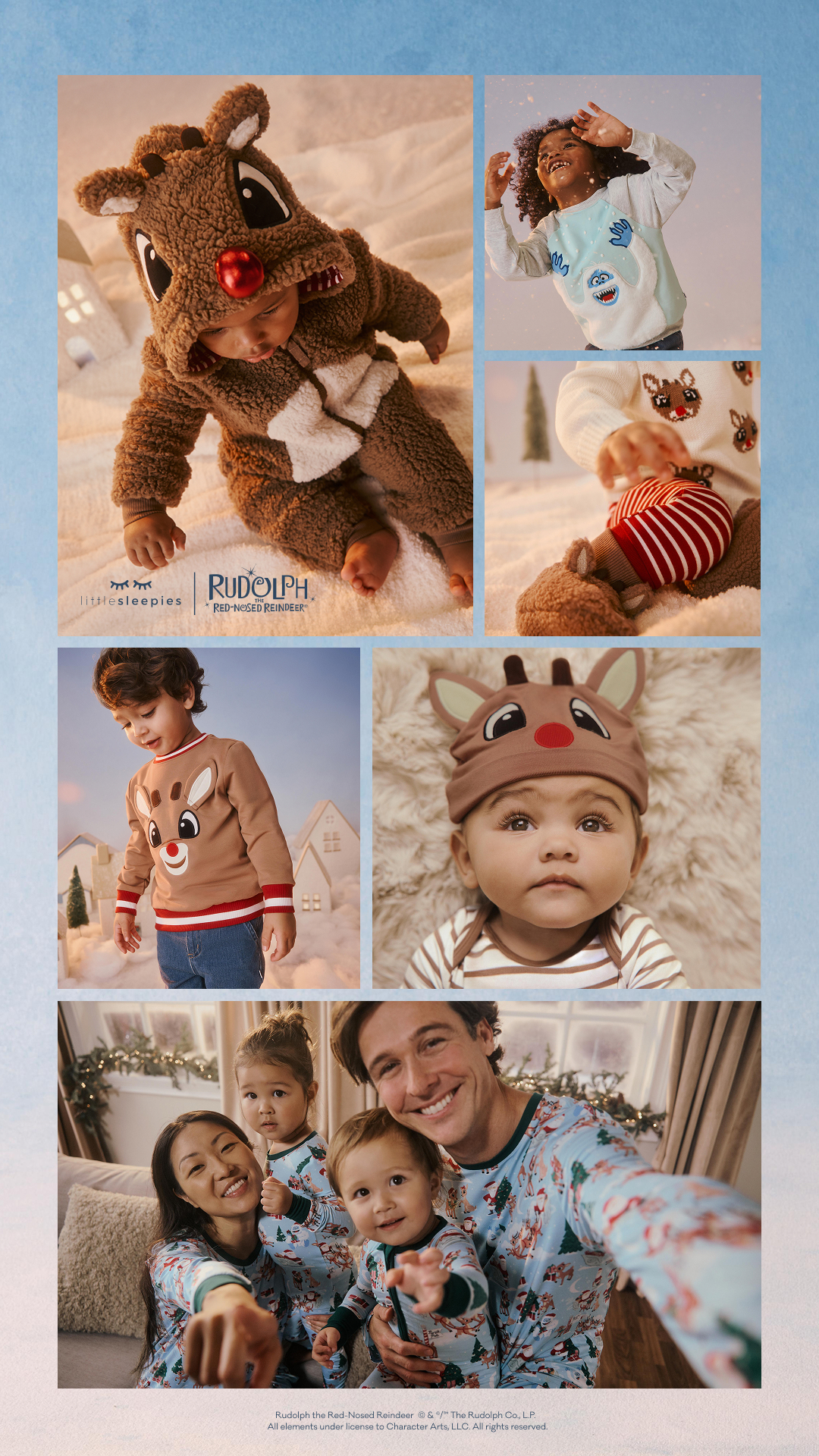 Little Sleepies Facebook ad: Rudolph's Snowy Adventure has arrived