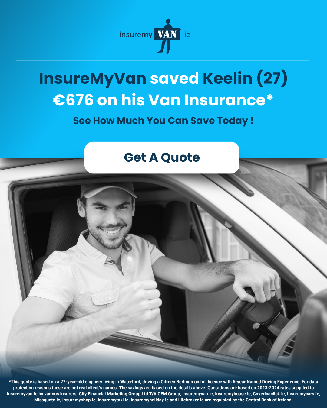 Insuremyvan.ie Facebook ad