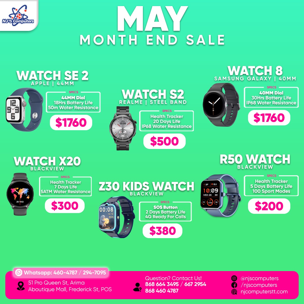 NJ's Computers Facebook ad: Our month end special