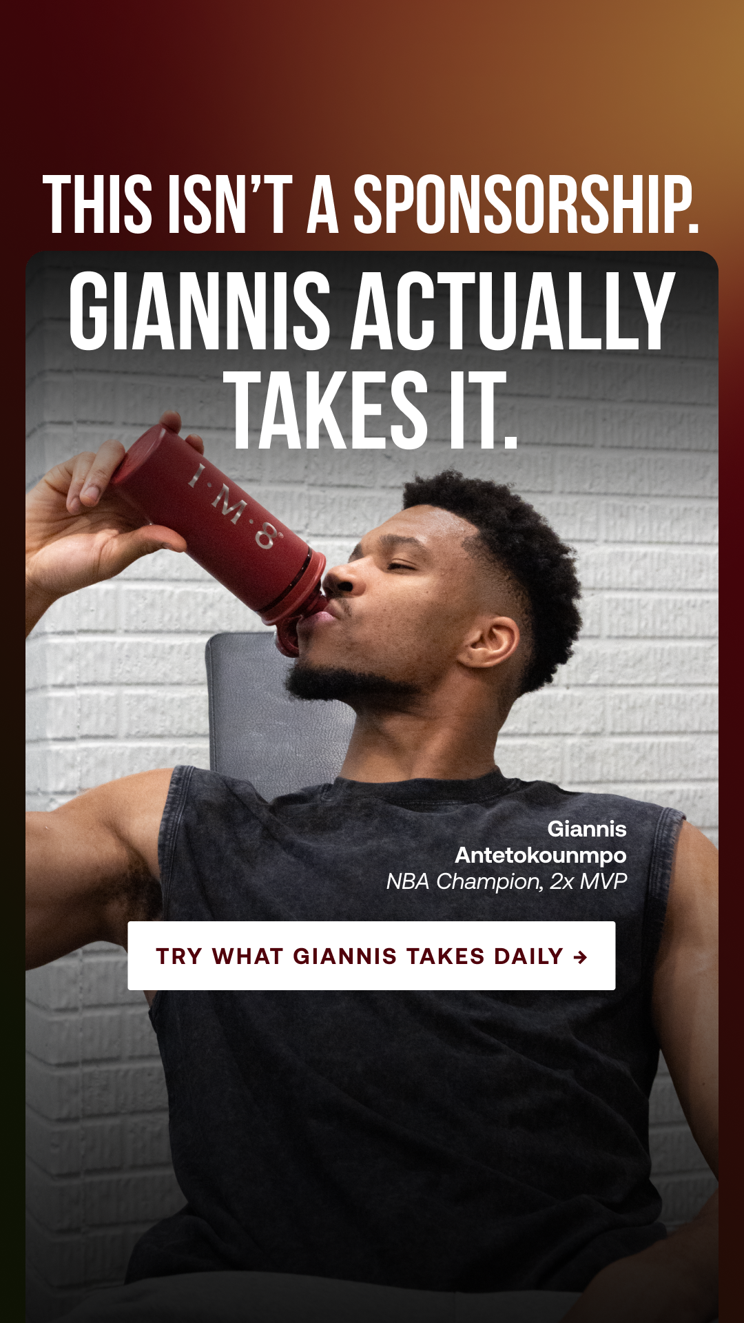Giannis Antetokounmpo Facebook ad
