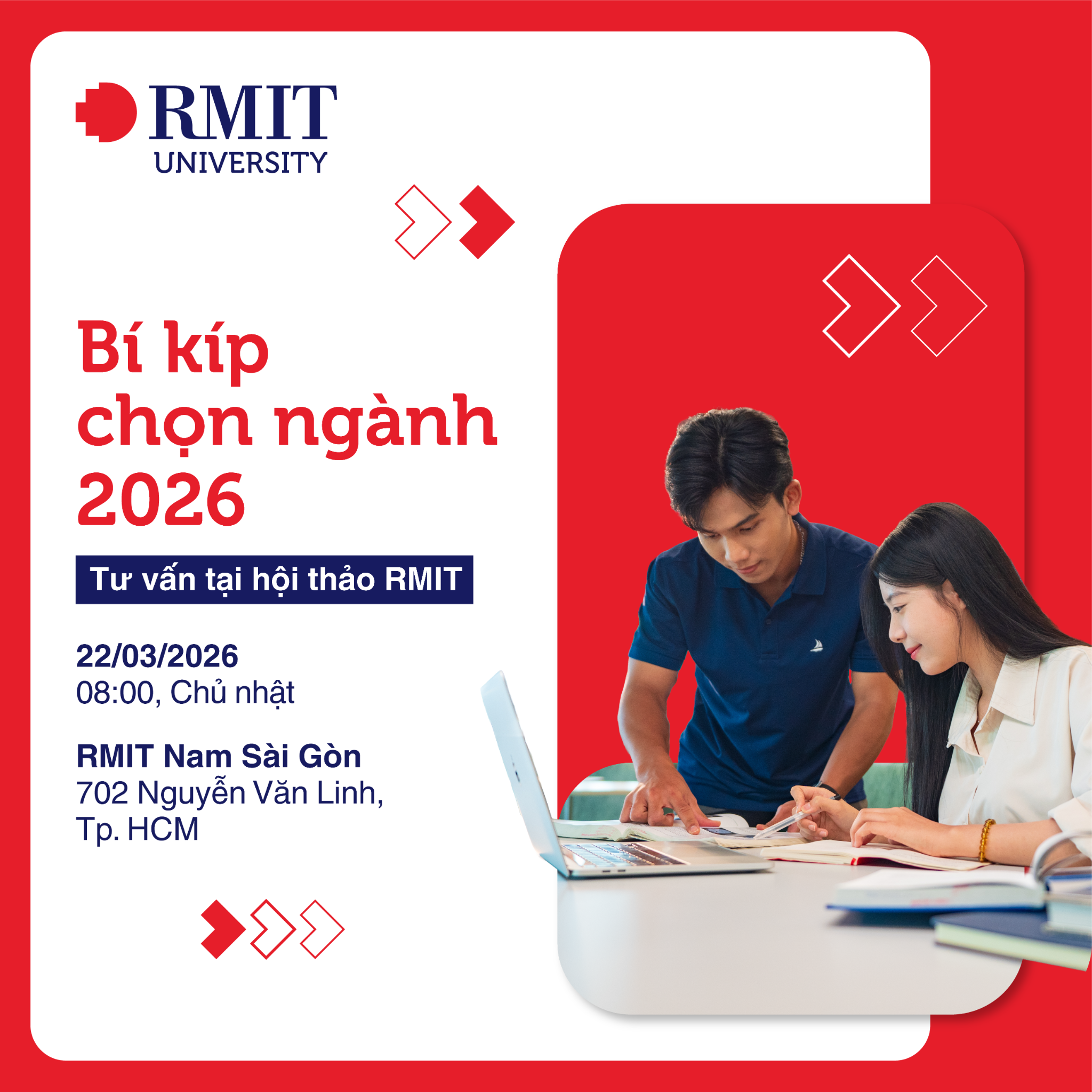 RMIT & Sinh viên tương lai Facebook ad: Học bổng RMIT
