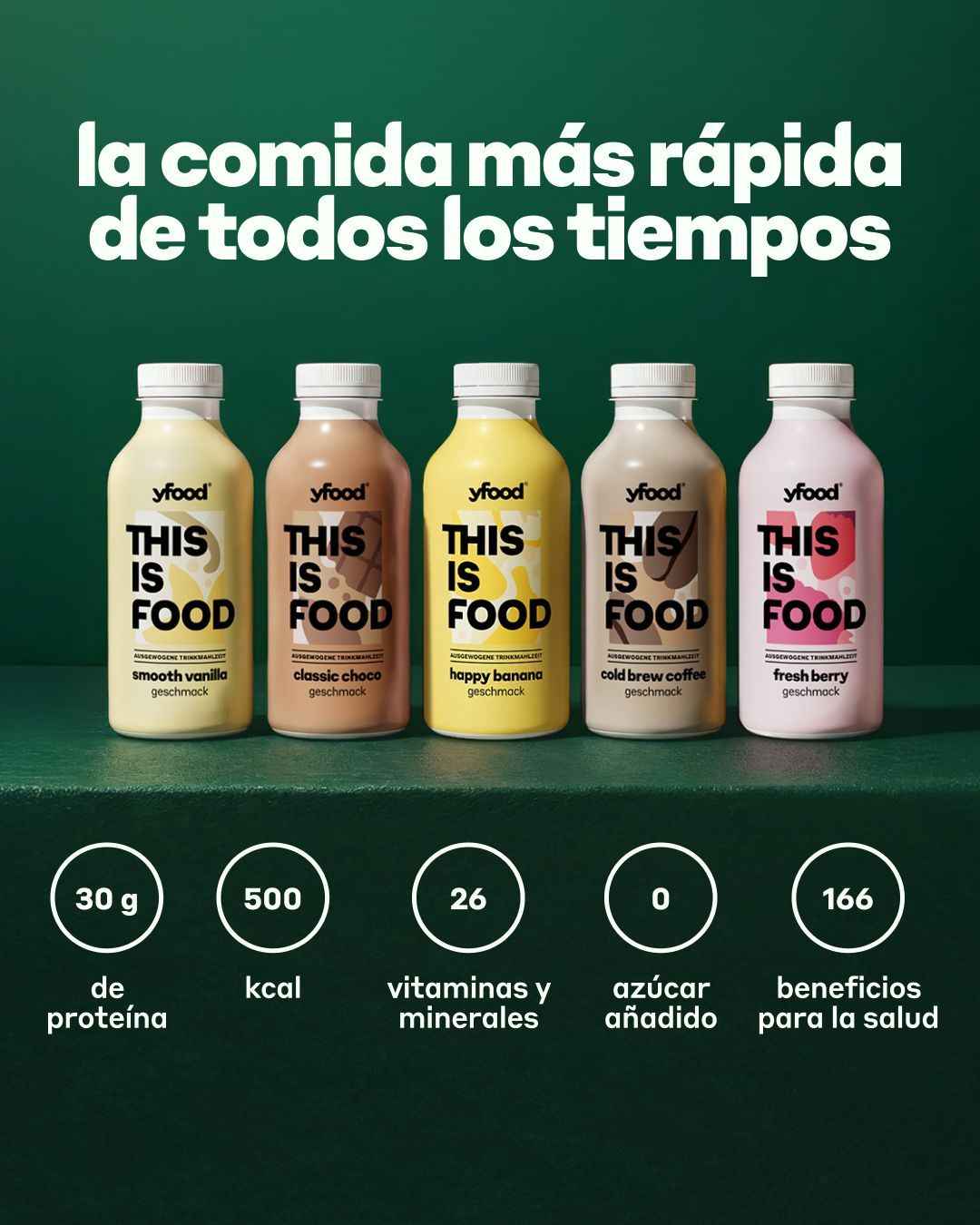 yfood Facebook ad: -10% con código META10