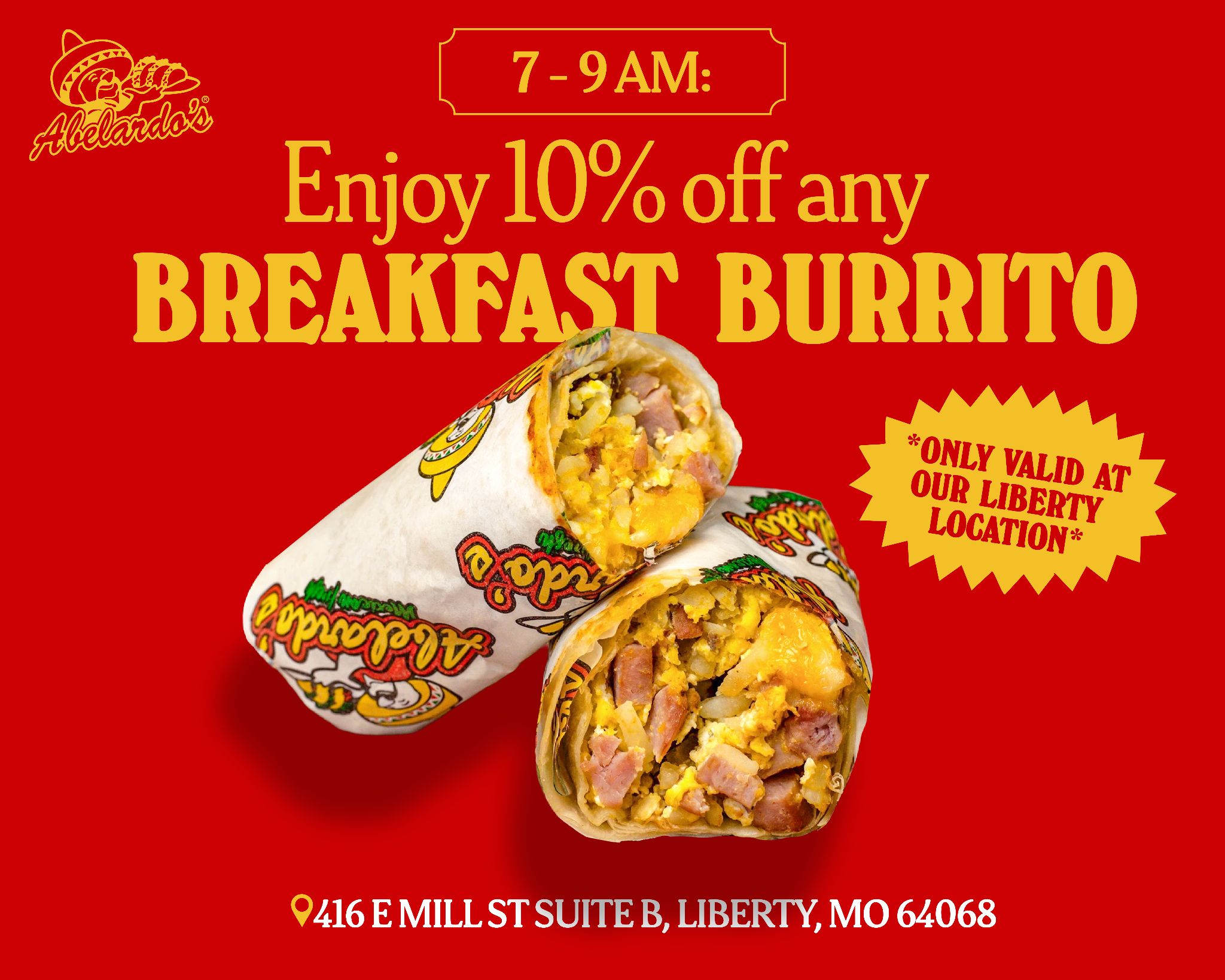 Abelardo's Mexican Fresh Facebook ad from Dec 2, 2025
