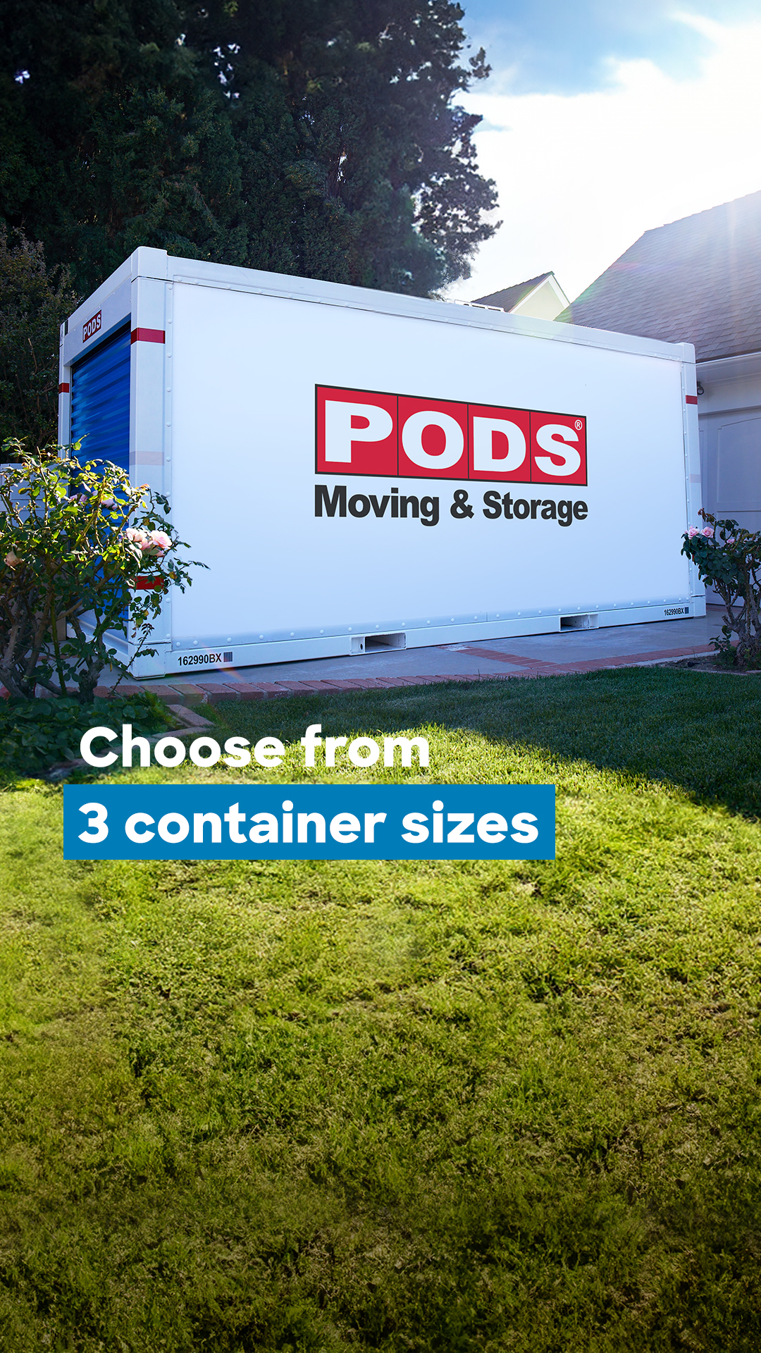 PODS Moving & Storage Facebook ad
