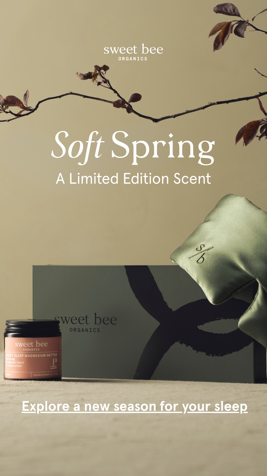 Sweet Bee Organics Facebook ad