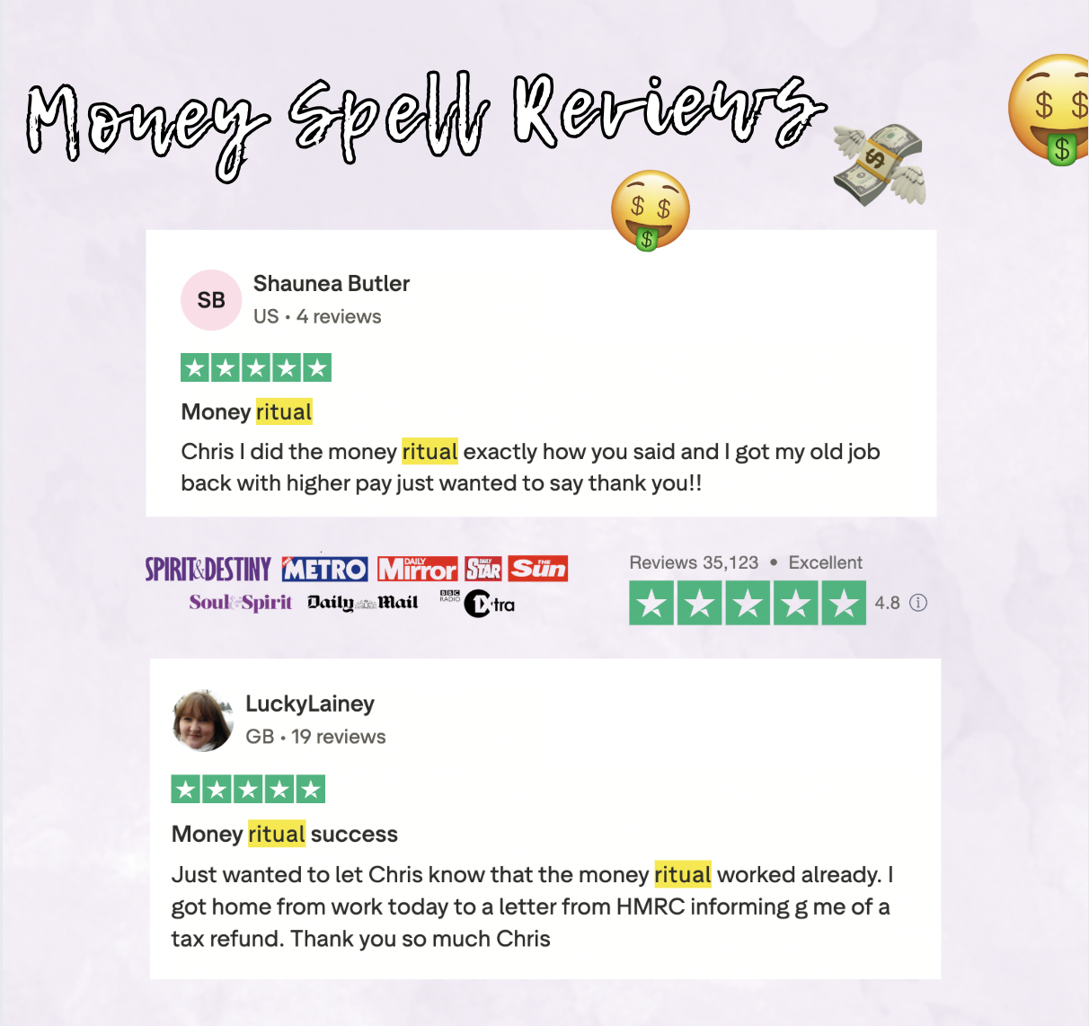 Chris Riley Psychic Medium Facebook ad