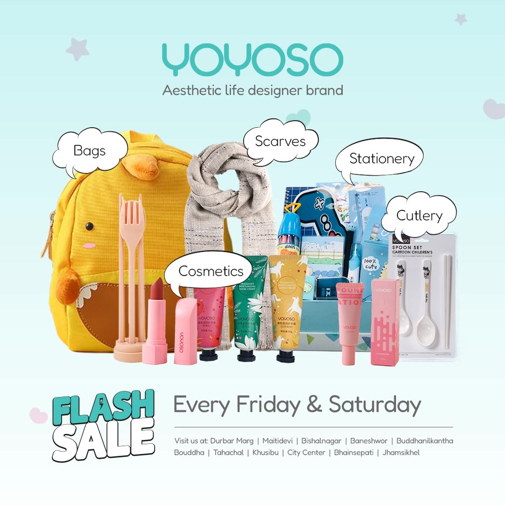 YOYOSO Nepal Facebook ad: Discover the world of YOYOSO!