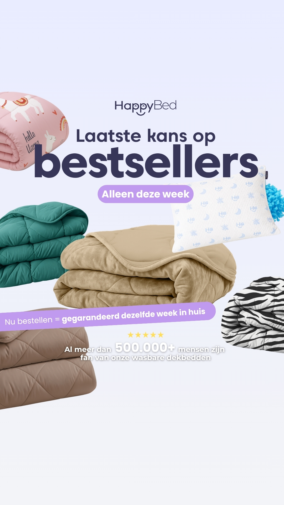 HappyBed Facebook ad