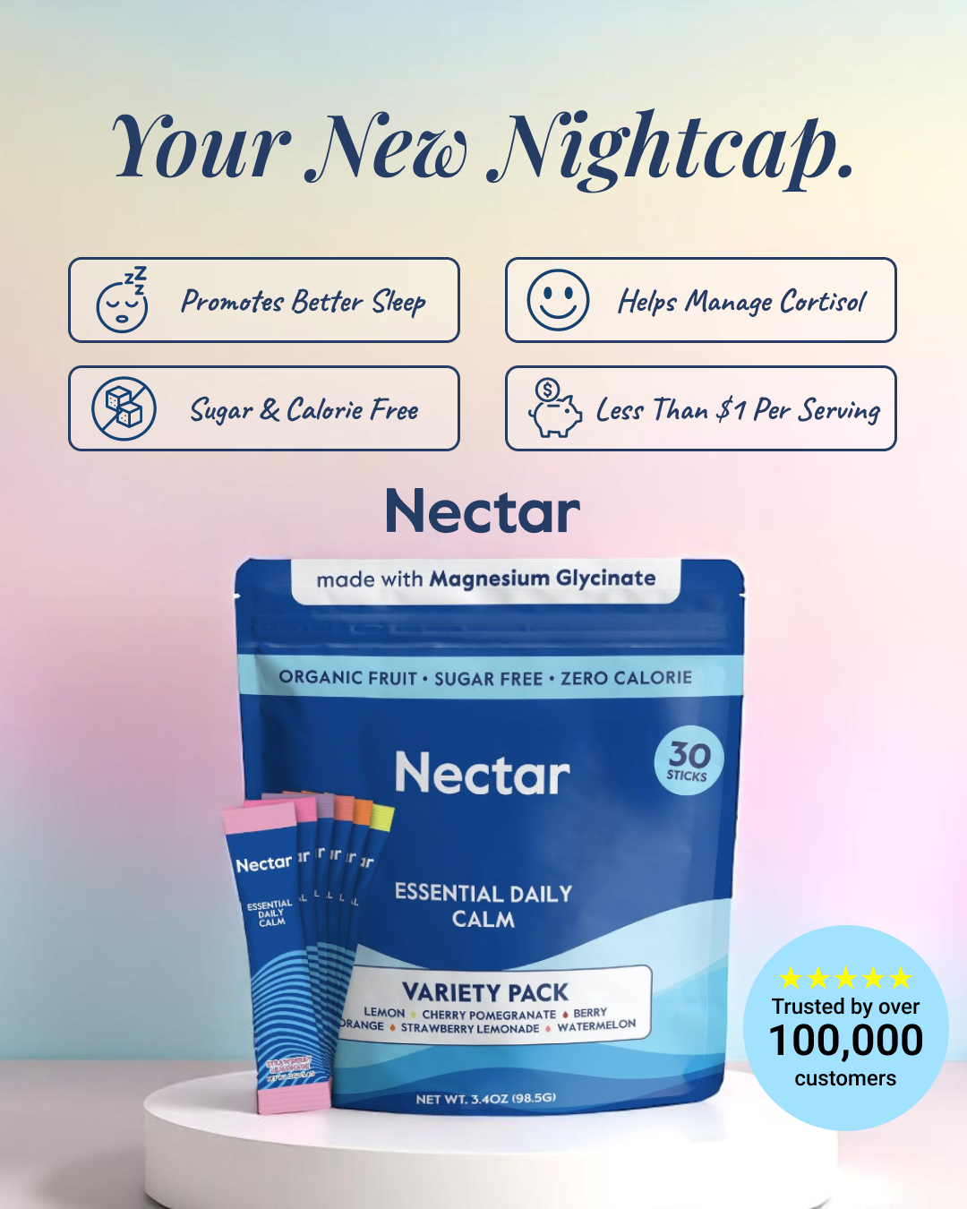 Nectar Calm Facebook ad