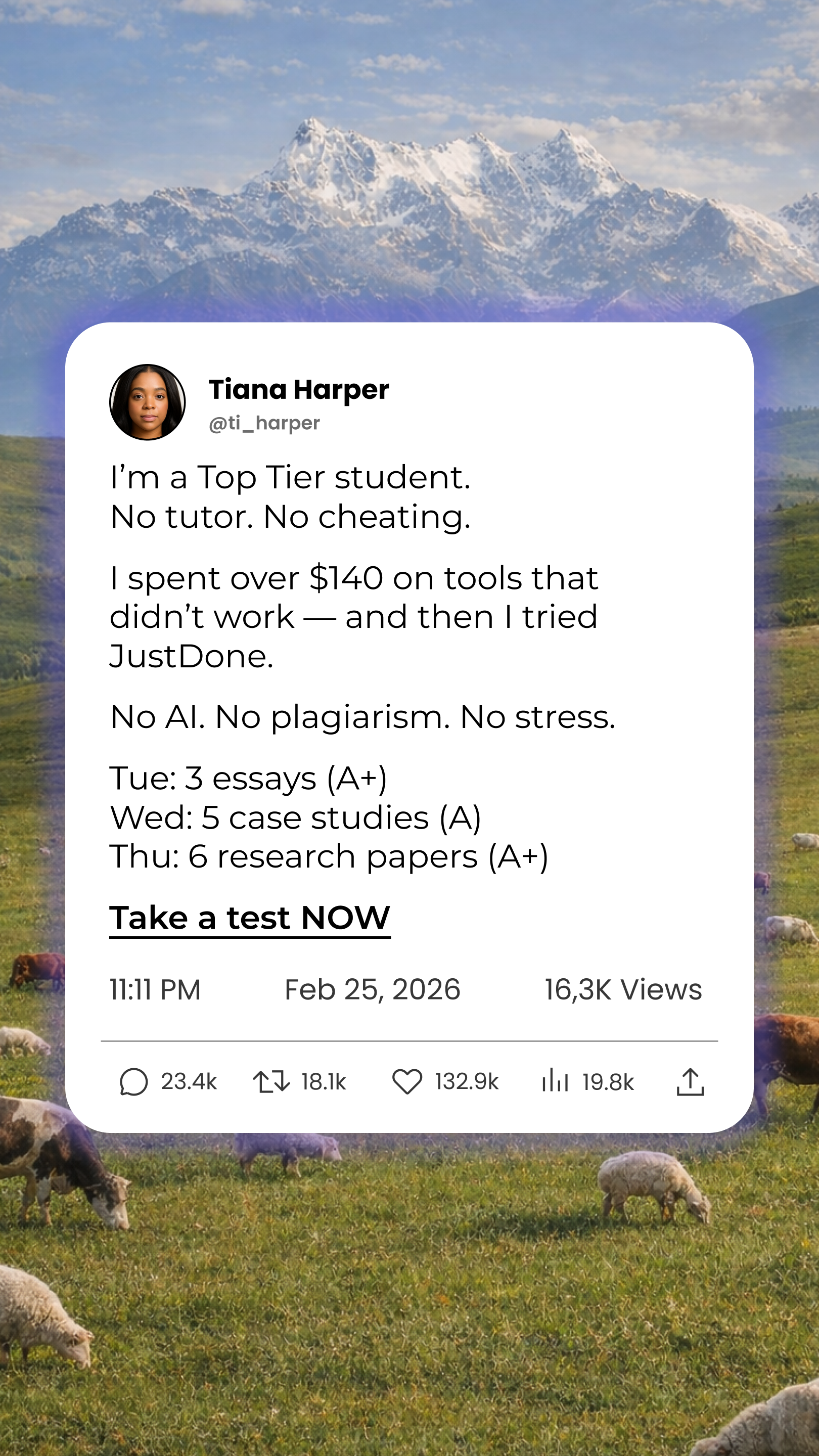 Justdone: All-in-one AI tool  Facebook ad