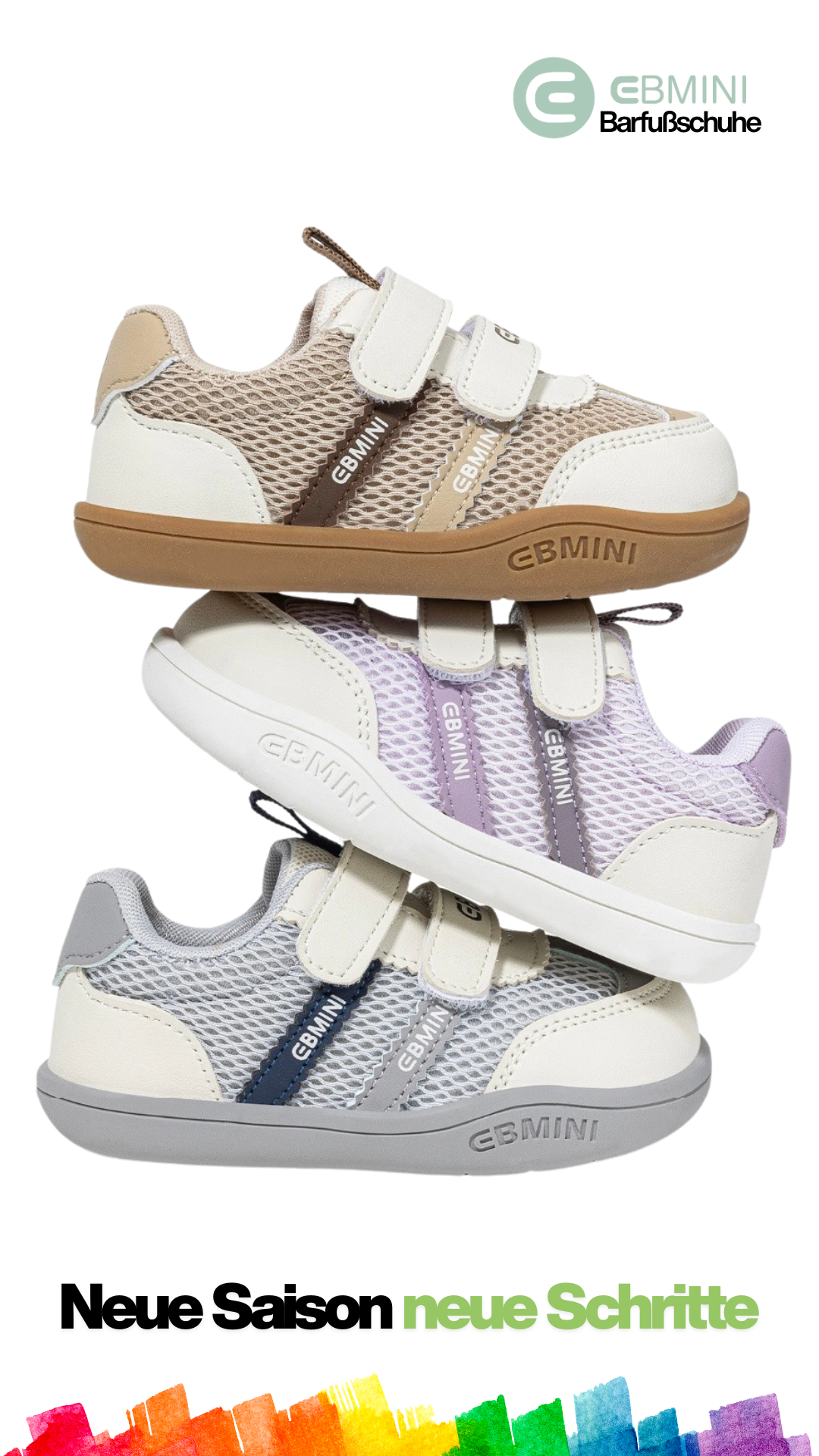 Ebmini - Kinder Barfußschuhe Facebook ad