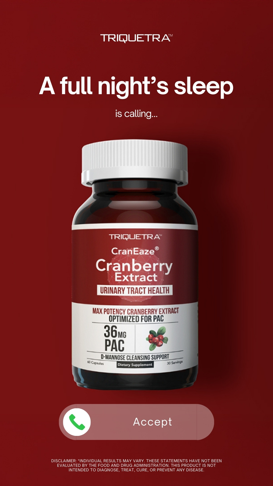 Triquetra Health Facebook ad