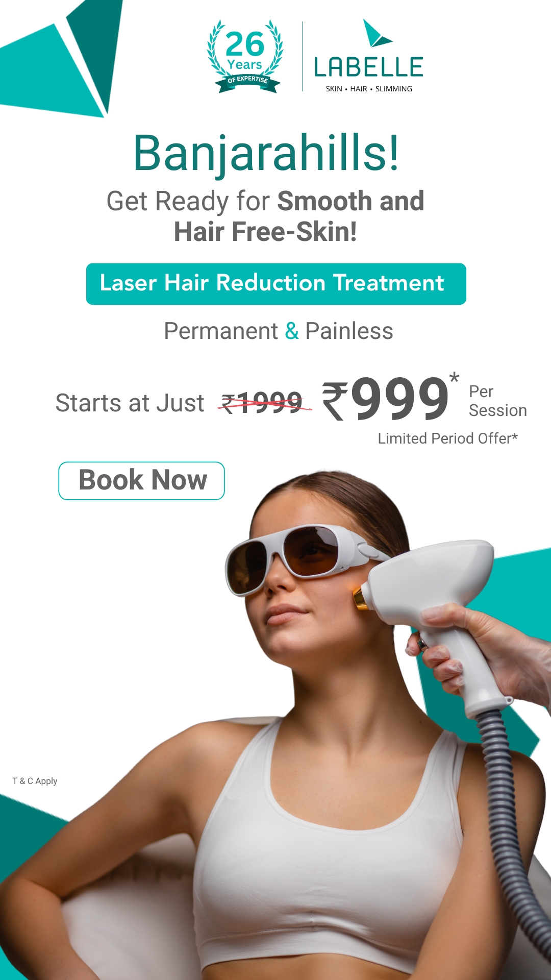 La Belle Slimming, Skin and Hair Clinics Facebook ad