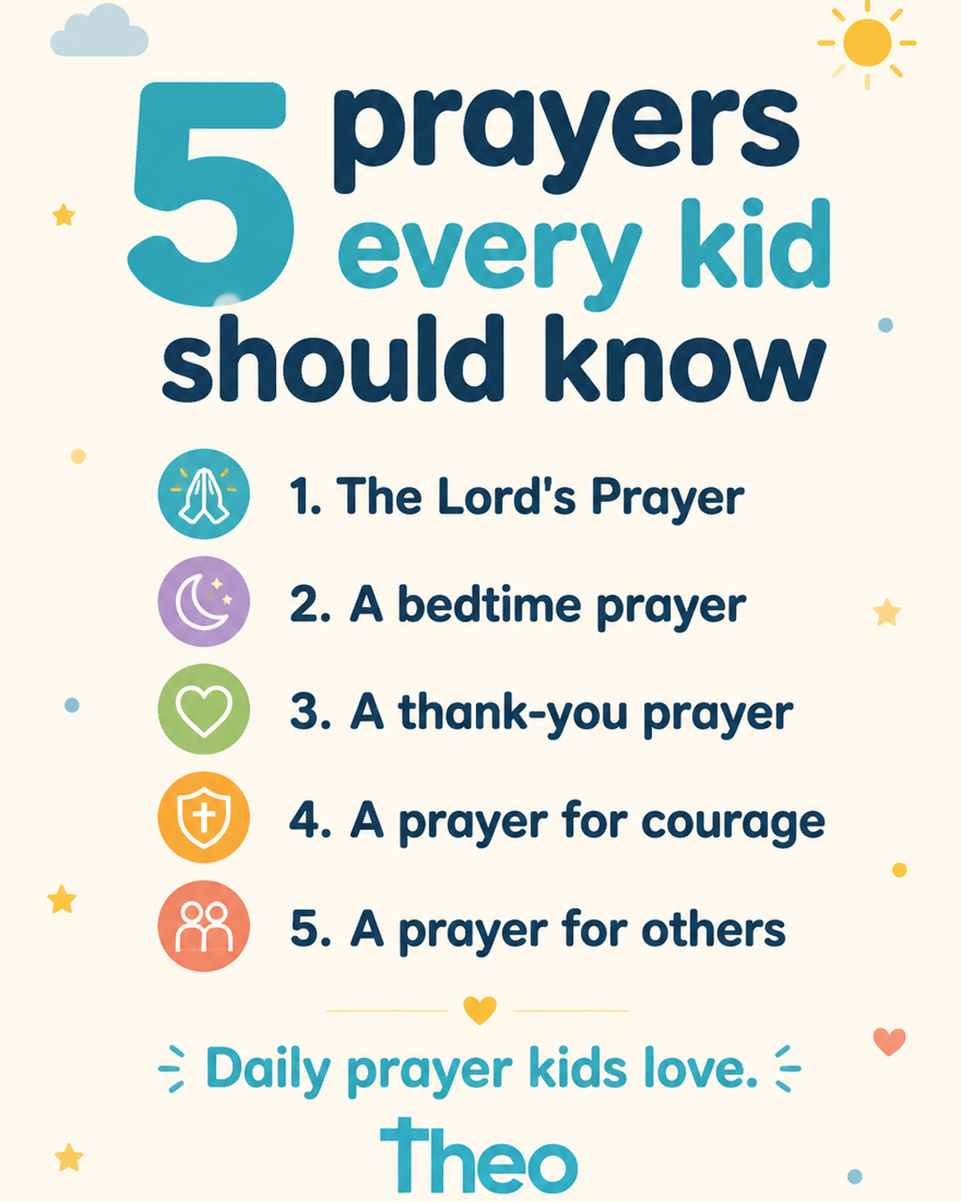 Theo: Prayer & Meditation Facebook ad