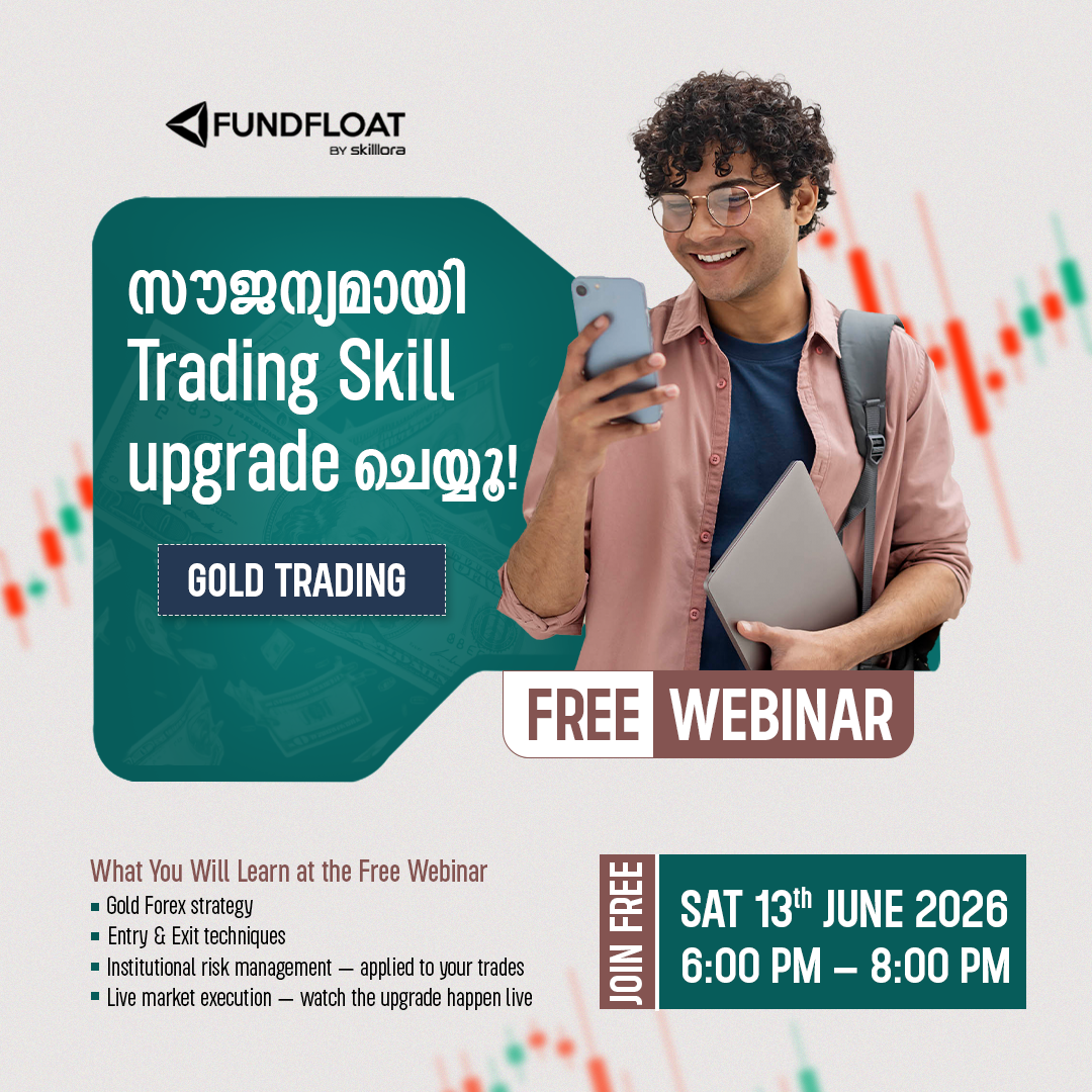 Fundfloat Academy Facebook ad: FREE Gold Trading Webinar