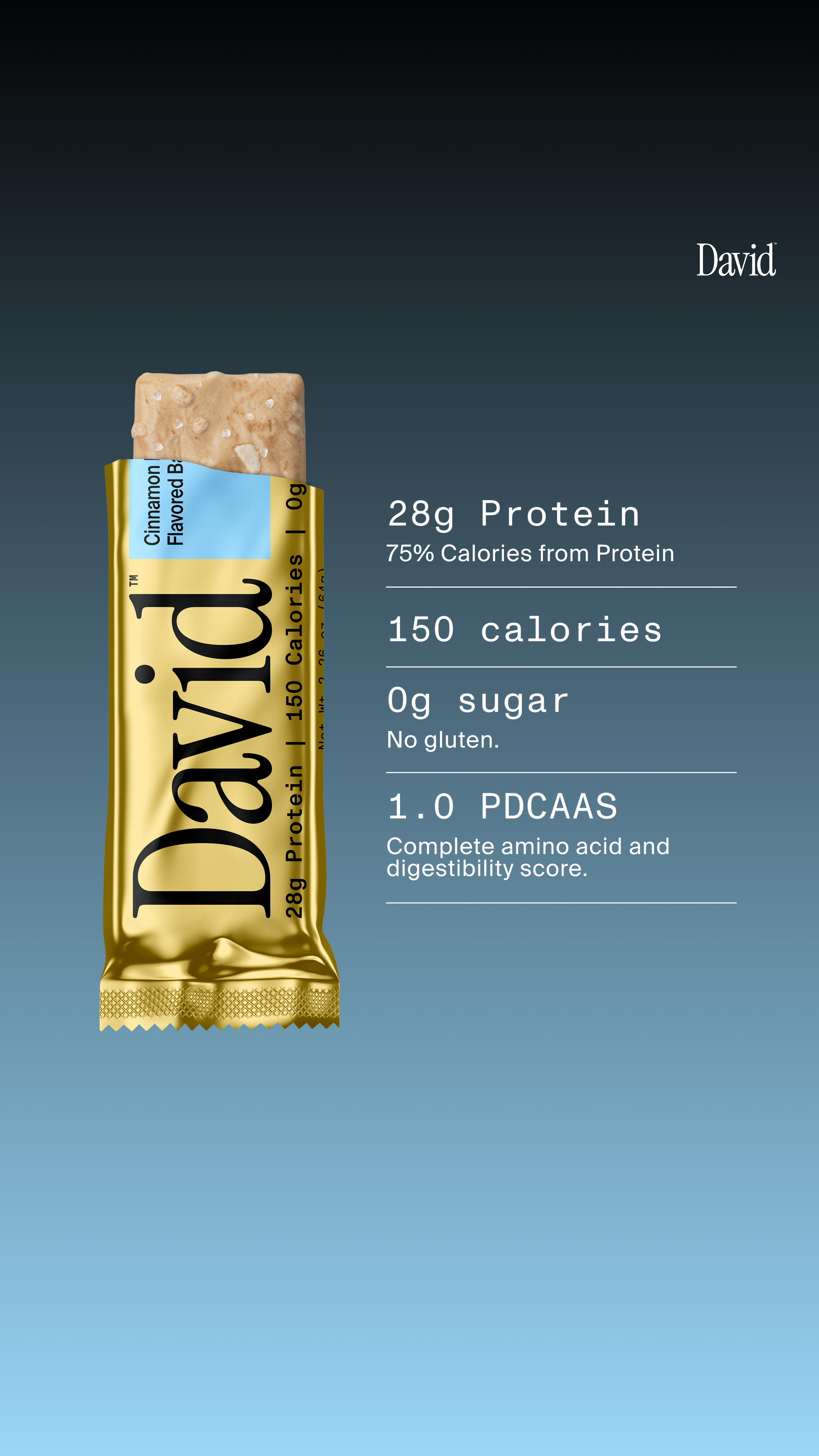 David Protein Facebook ad