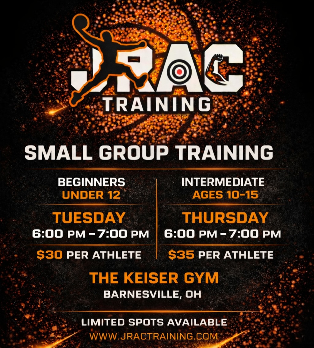 JRAC Basketball Training Facebook ad: We are now offering TWO small group levels…