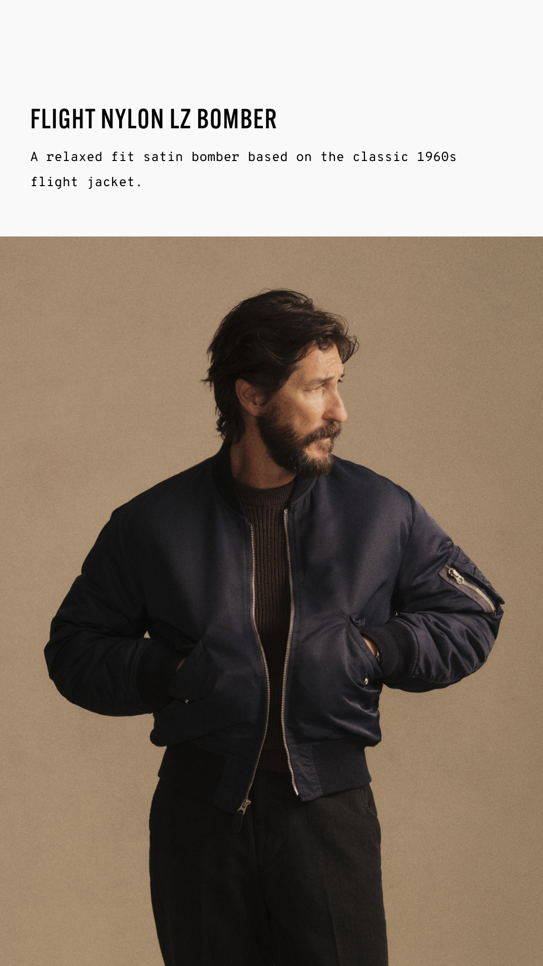 Buck Mason Facebook ad