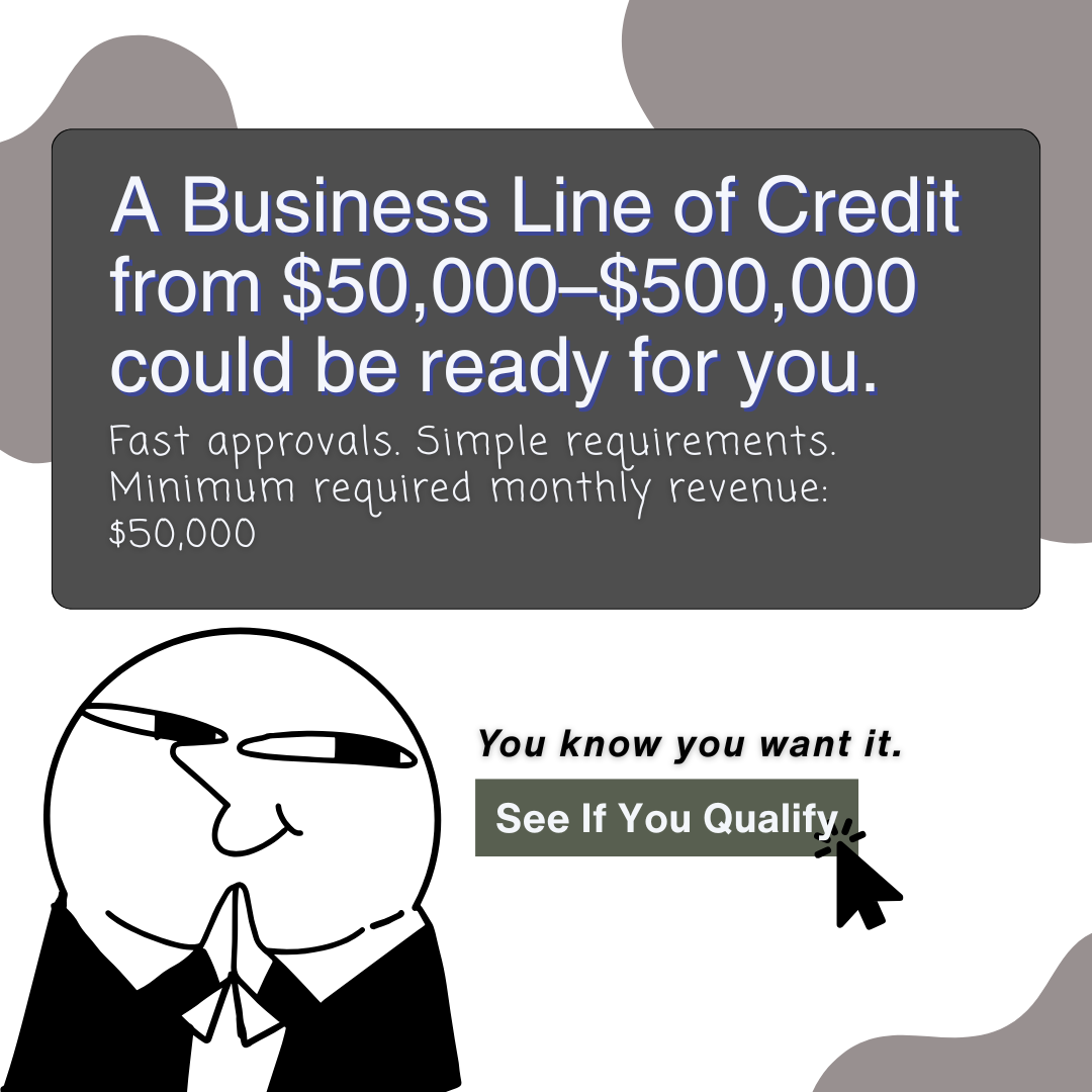 Berkman Financial Facebook ad: $50K-$500K Business Lines of Credit