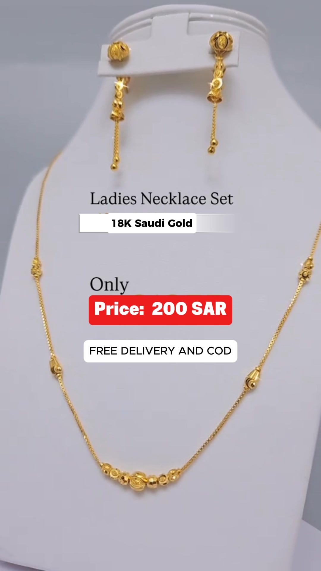 Layla Gold Jewelry Facebook ad: SALE OFF 50%