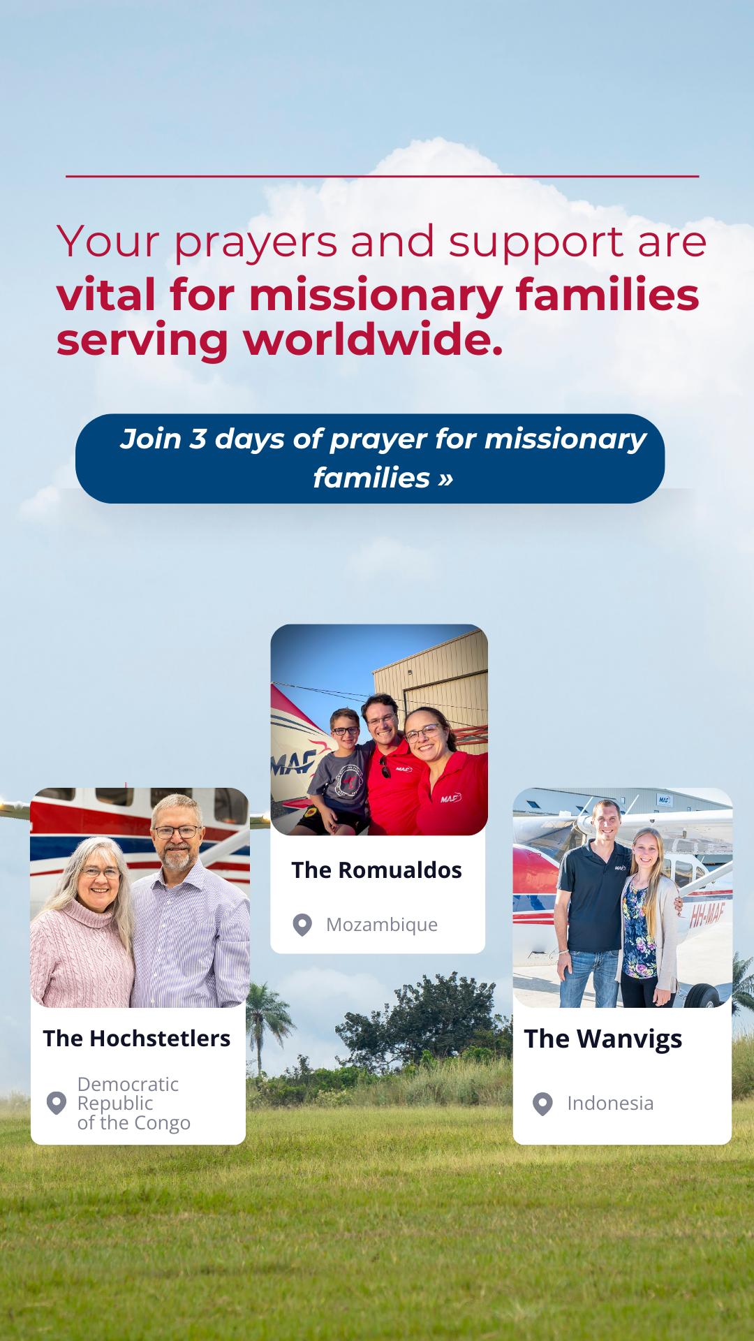 Mission Aviation Fellowship Facebook ad
