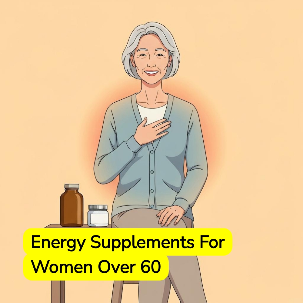 The Round Web Trending Notes Facebook ad: Energy Supplements For Women Over 60.