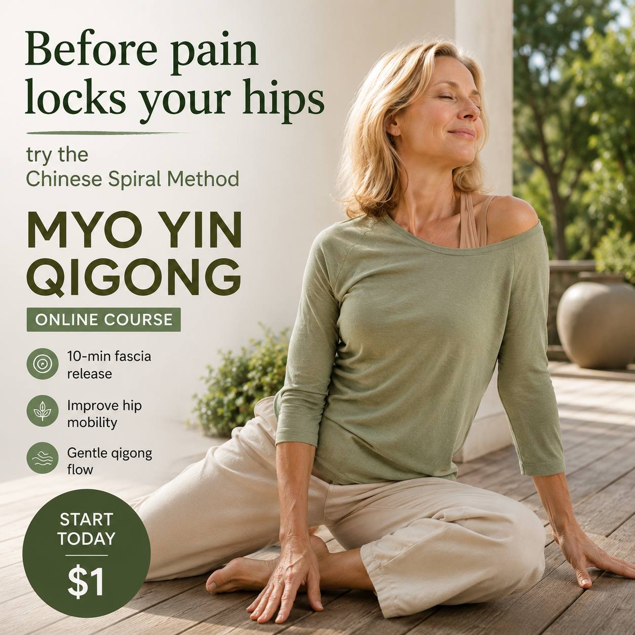 Truelifeflow Facebook ad: Tight shoulders that never fully relax?