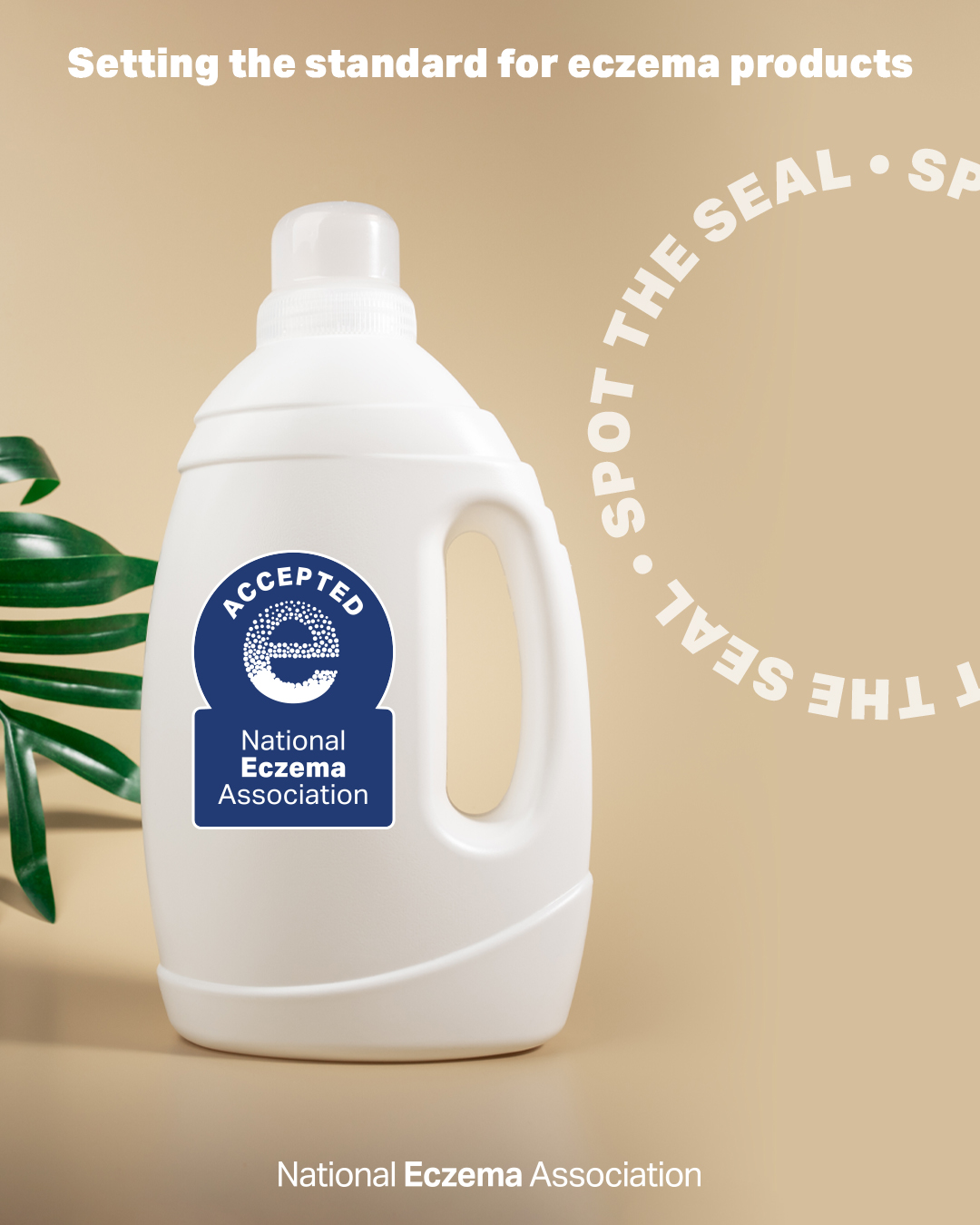 National Eczema Association Facebook ad: Seal of Acceptance Home