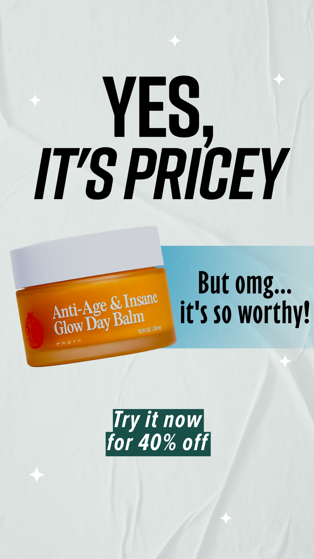 Frøya Organics Facebook ad