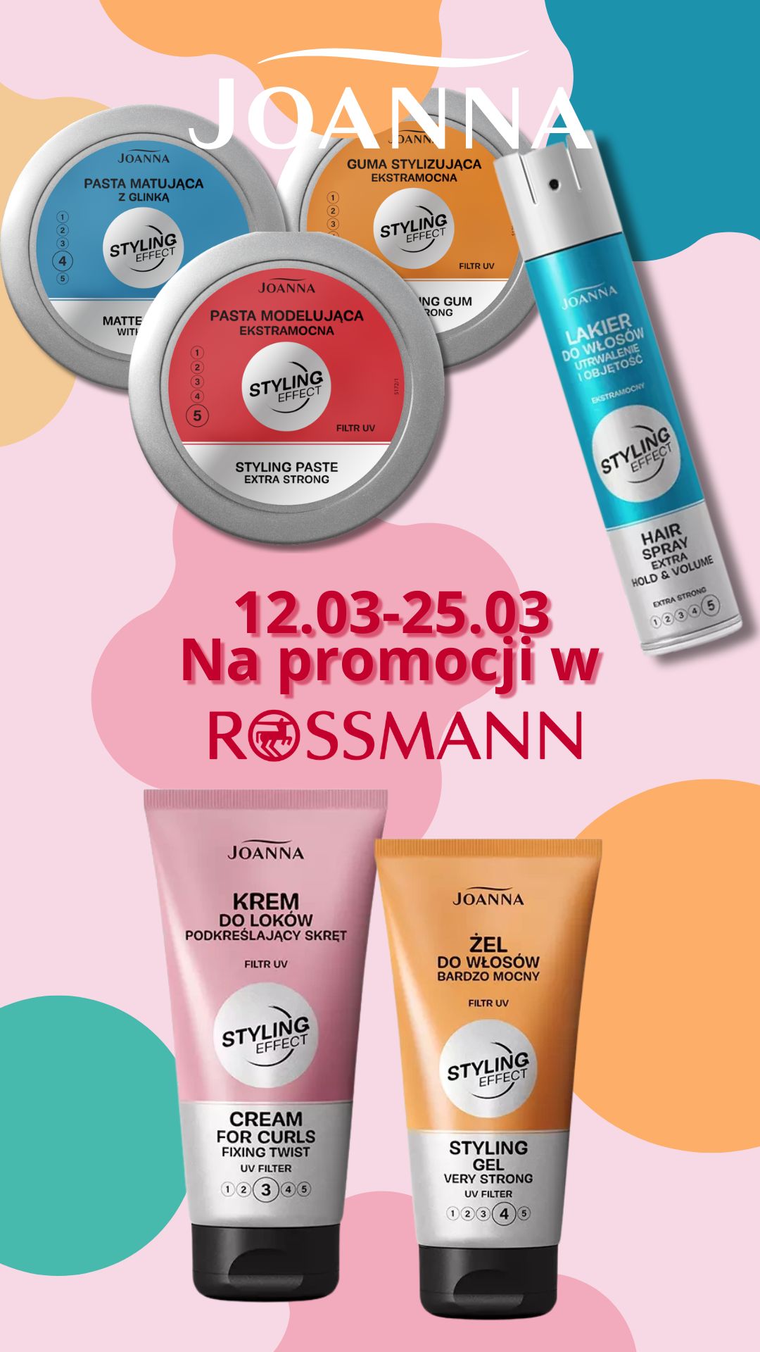 Laboratorium Kosmetyczne Joanna Facebook ad: Promocja w Rossmannie 12.03-25.03