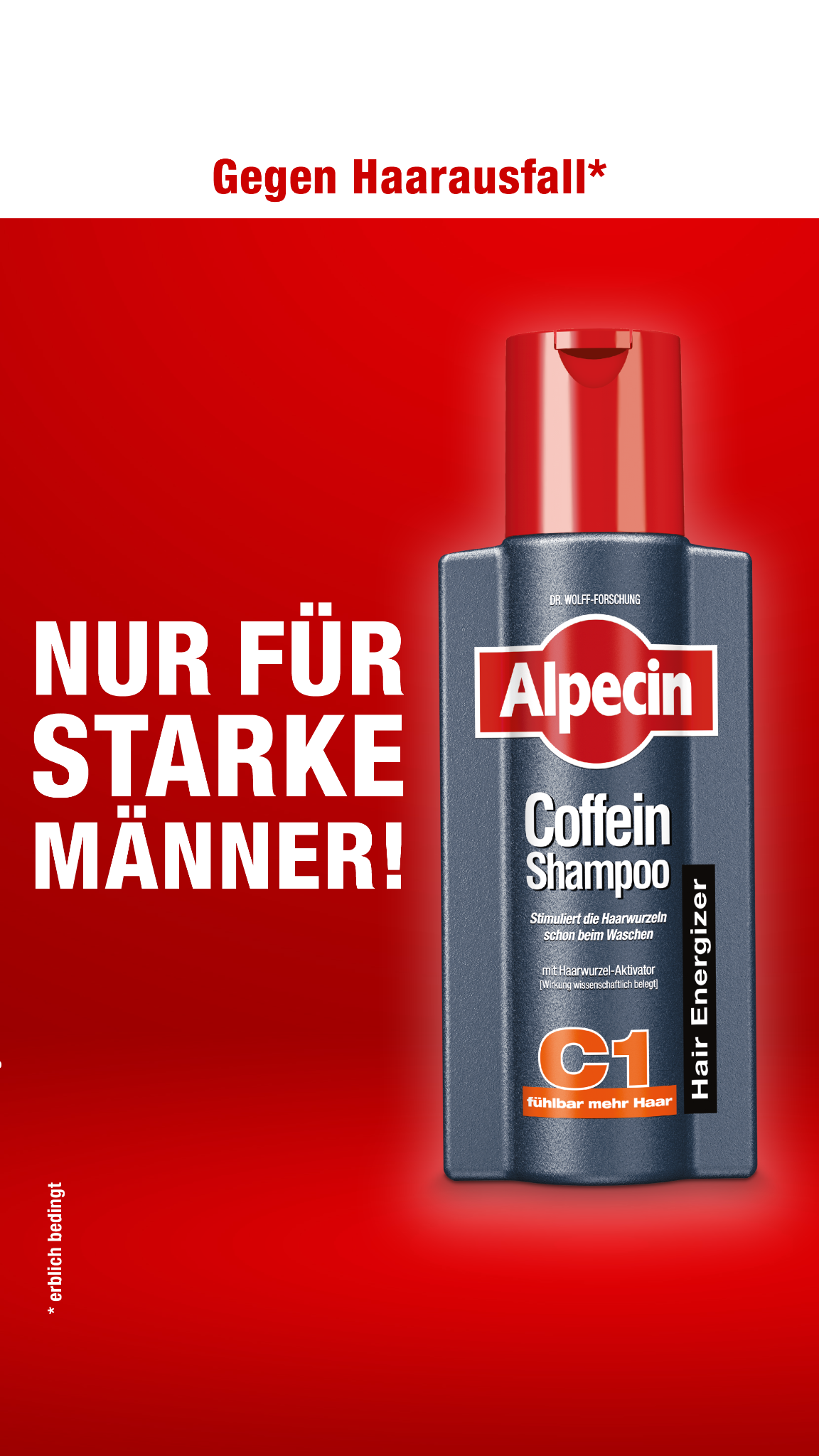 Alpecin Facebook ad