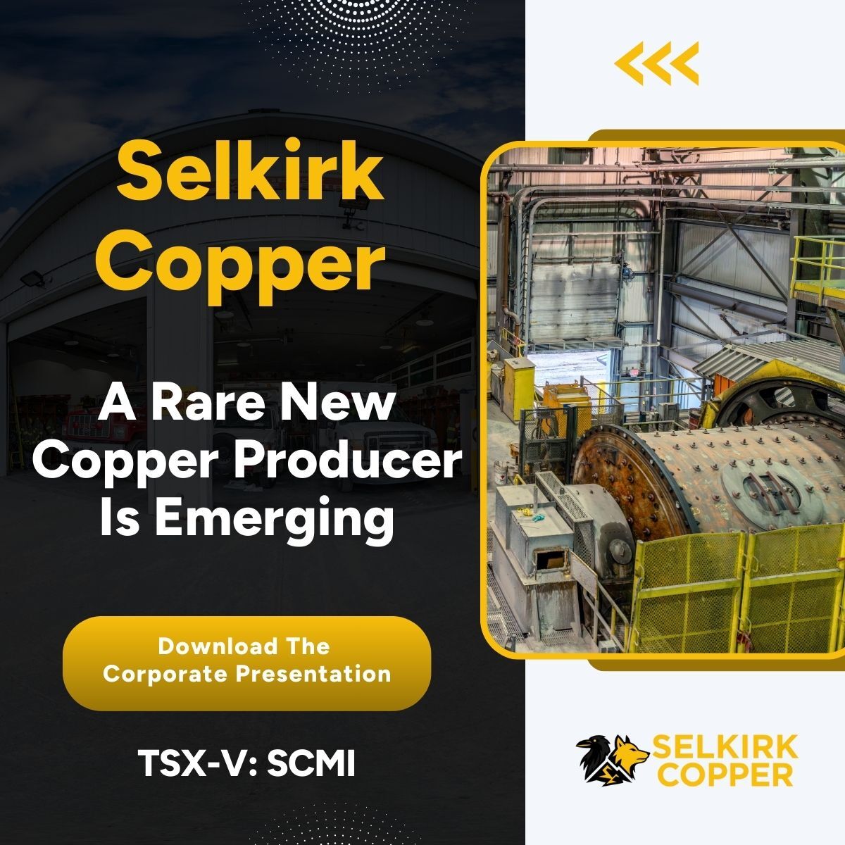 Selkirk Copper Facebook ad: A Rare New Copper Producer Is Emerging