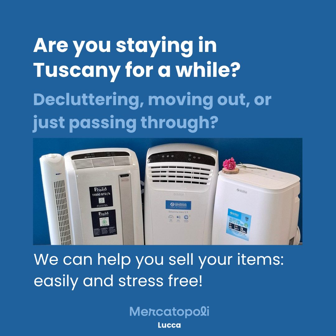 Mercatopoli Lucca Facebook ad: Are you staying in Tuscany for a while?