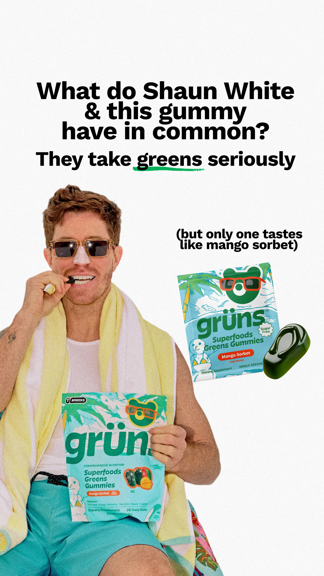 Grüns Facebook ad