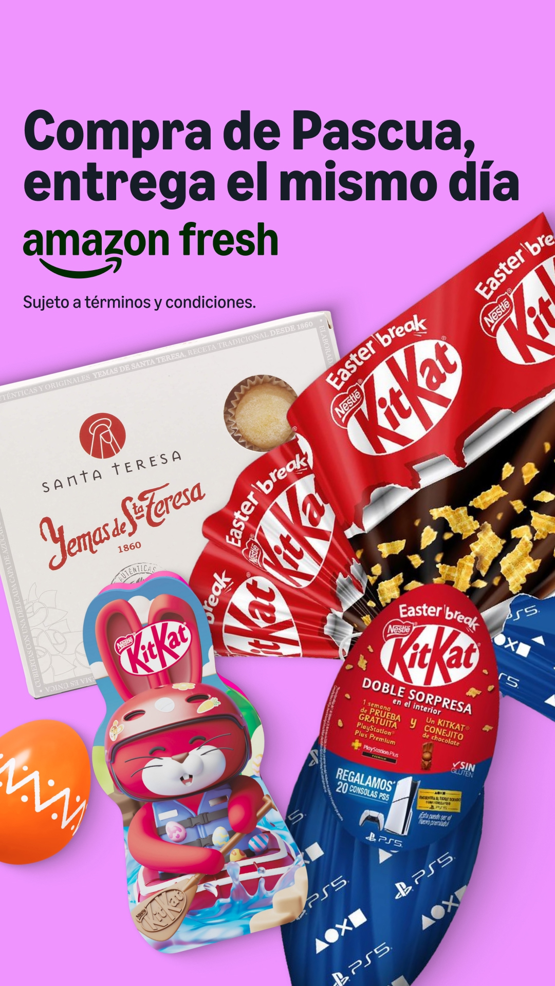 Amazon Fresh ES Facebook ad