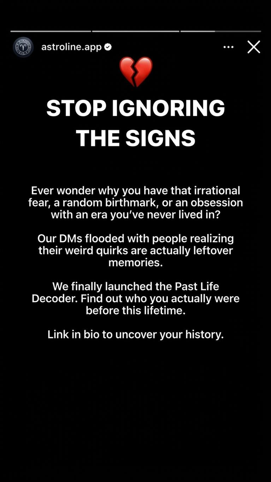 Zodiac Unveiled Daily Facebook ad